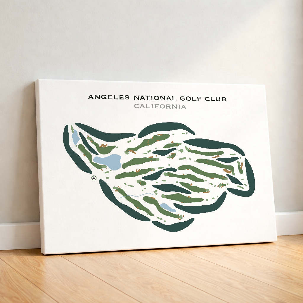 Angeles National Golf Club, California - Printed Golf Courses