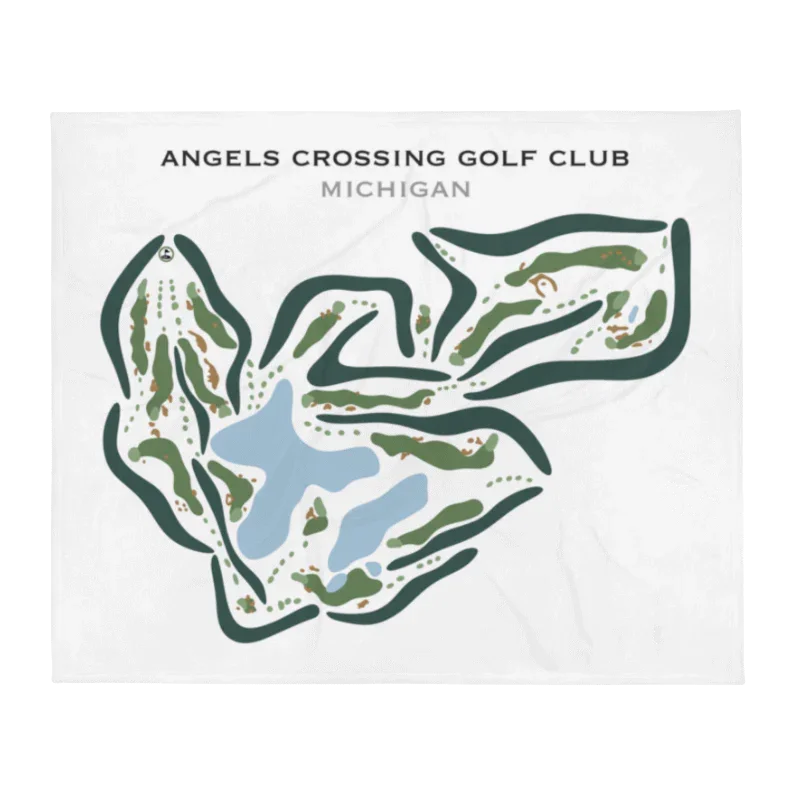 Angels Crossing Golf Club, Michigan - Printed Golf Courses