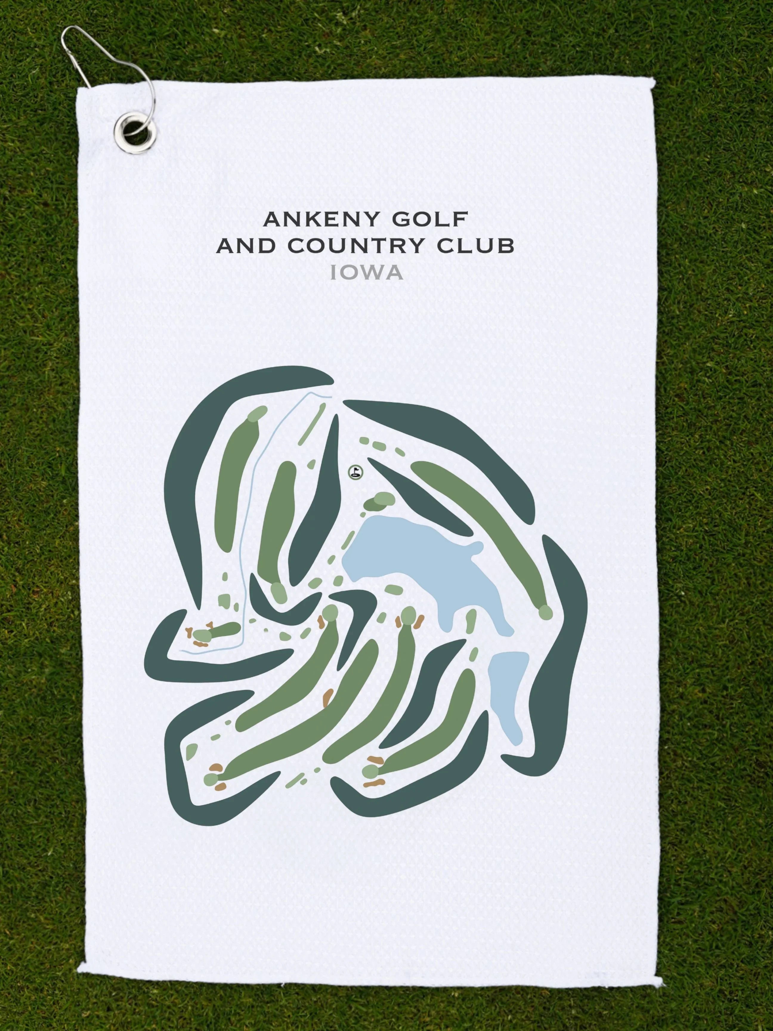Ankeny Golf and Country Club, Iowa - Printed Golf Course