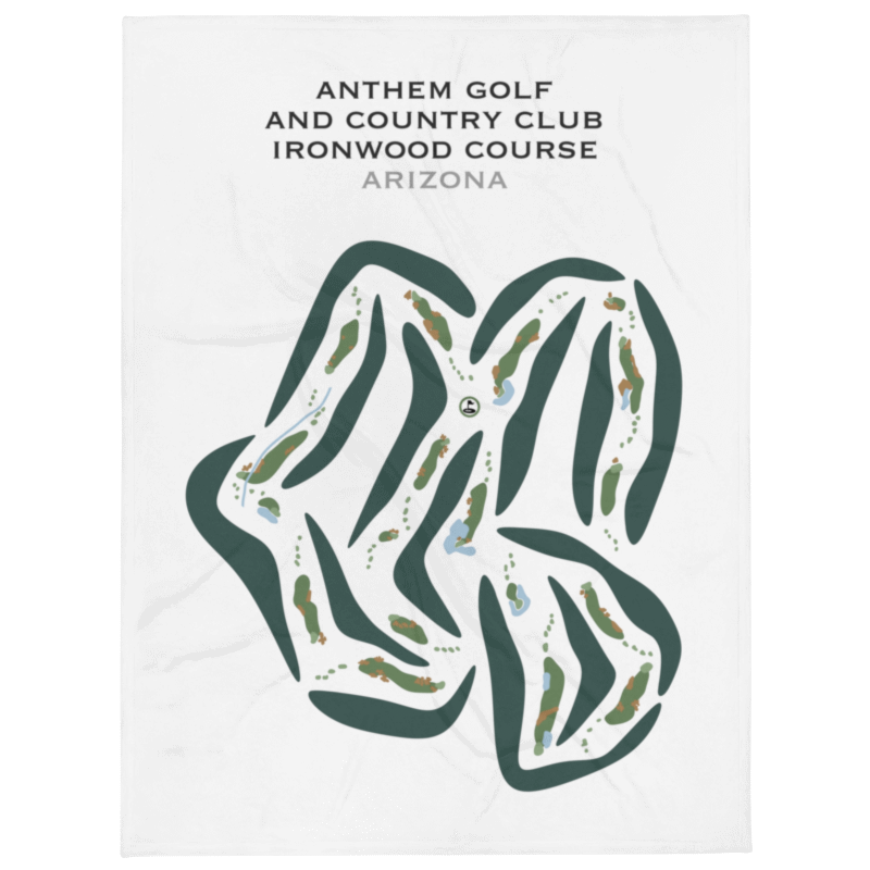 Anthem Golf and Country Club, Ironwood Course, Arizona - Printed Golf Courses