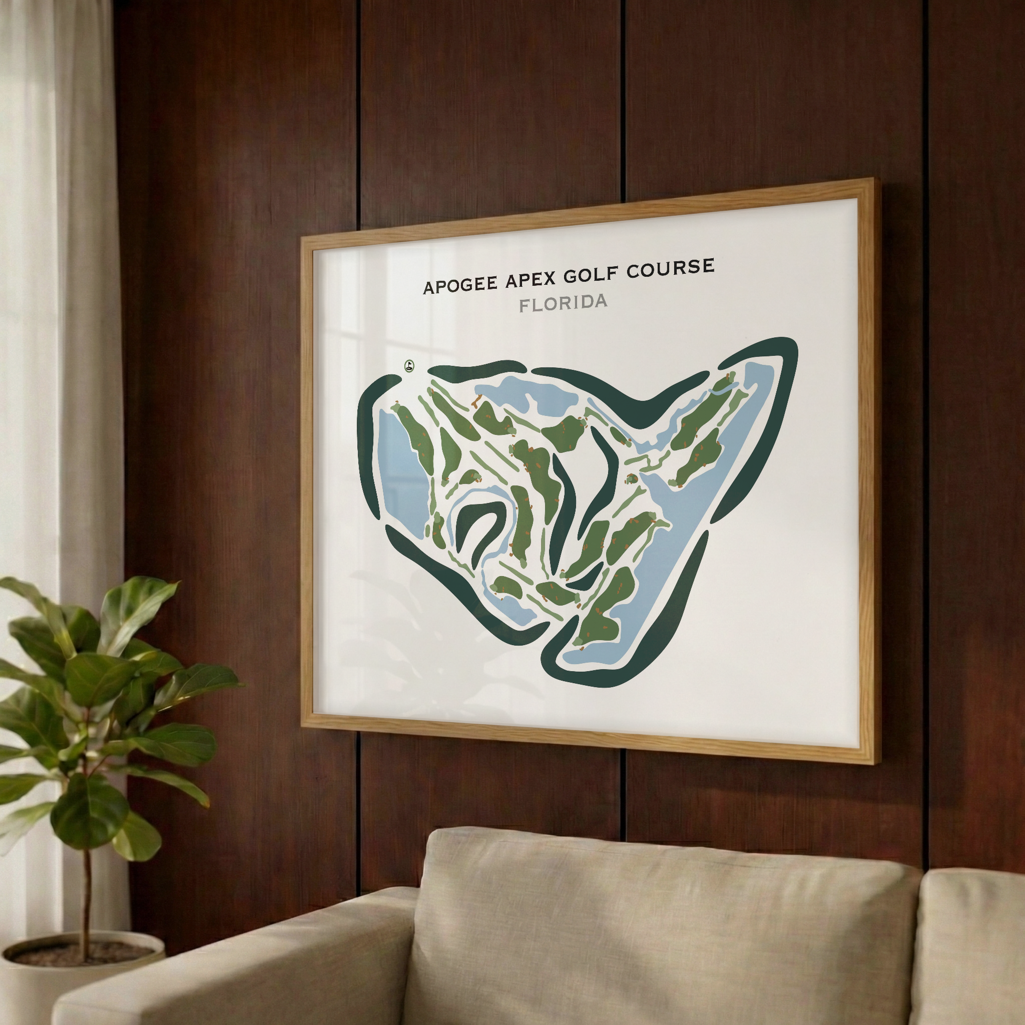 Apogee Apex Golf Course, Florida - Printed Golf Courses