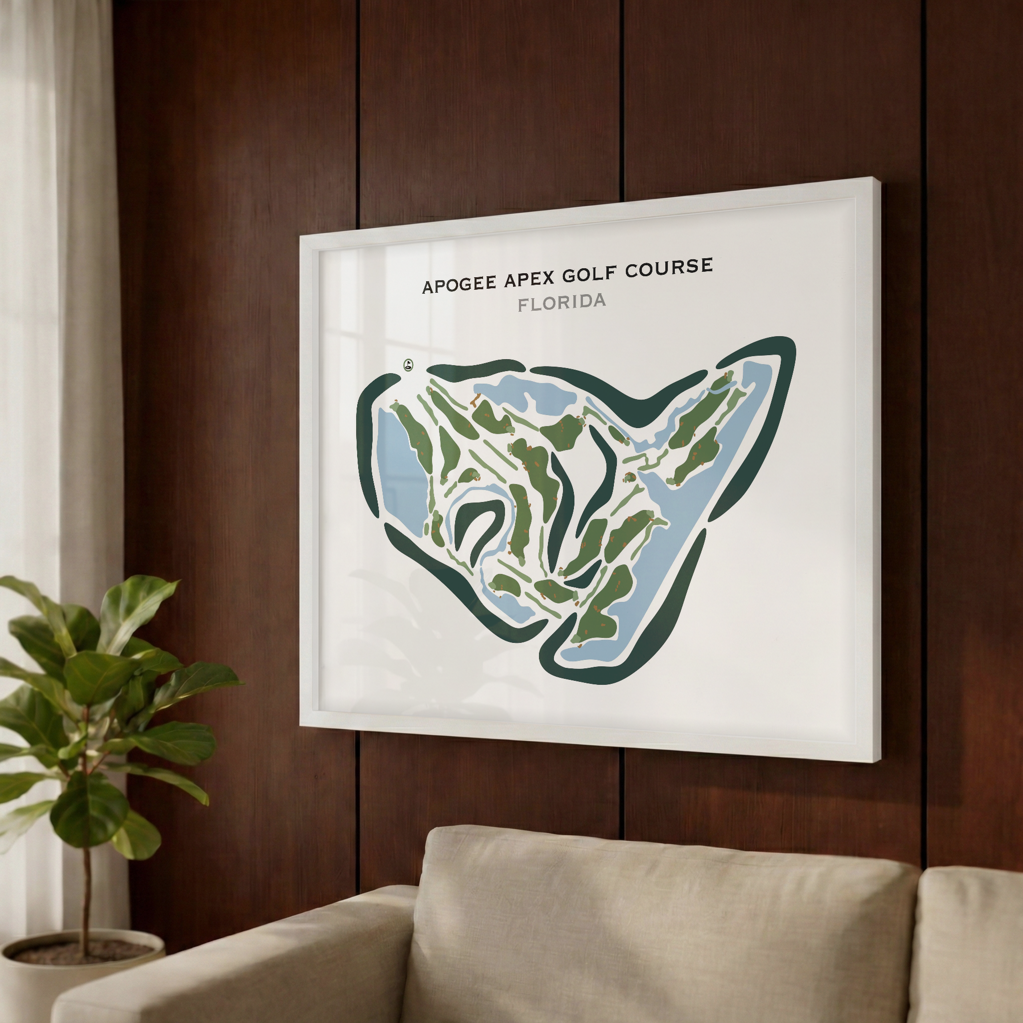 Apogee Apex Golf Course, Florida - Printed Golf Courses