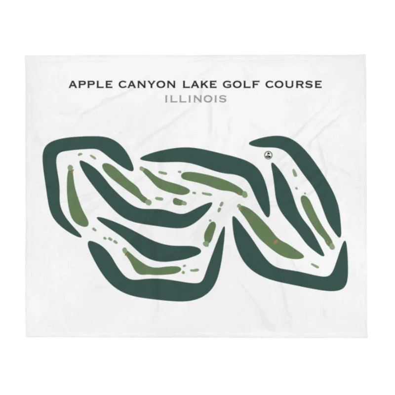 Apple Canyon Lake Golf Course, Illinois - Printed Golf Courses