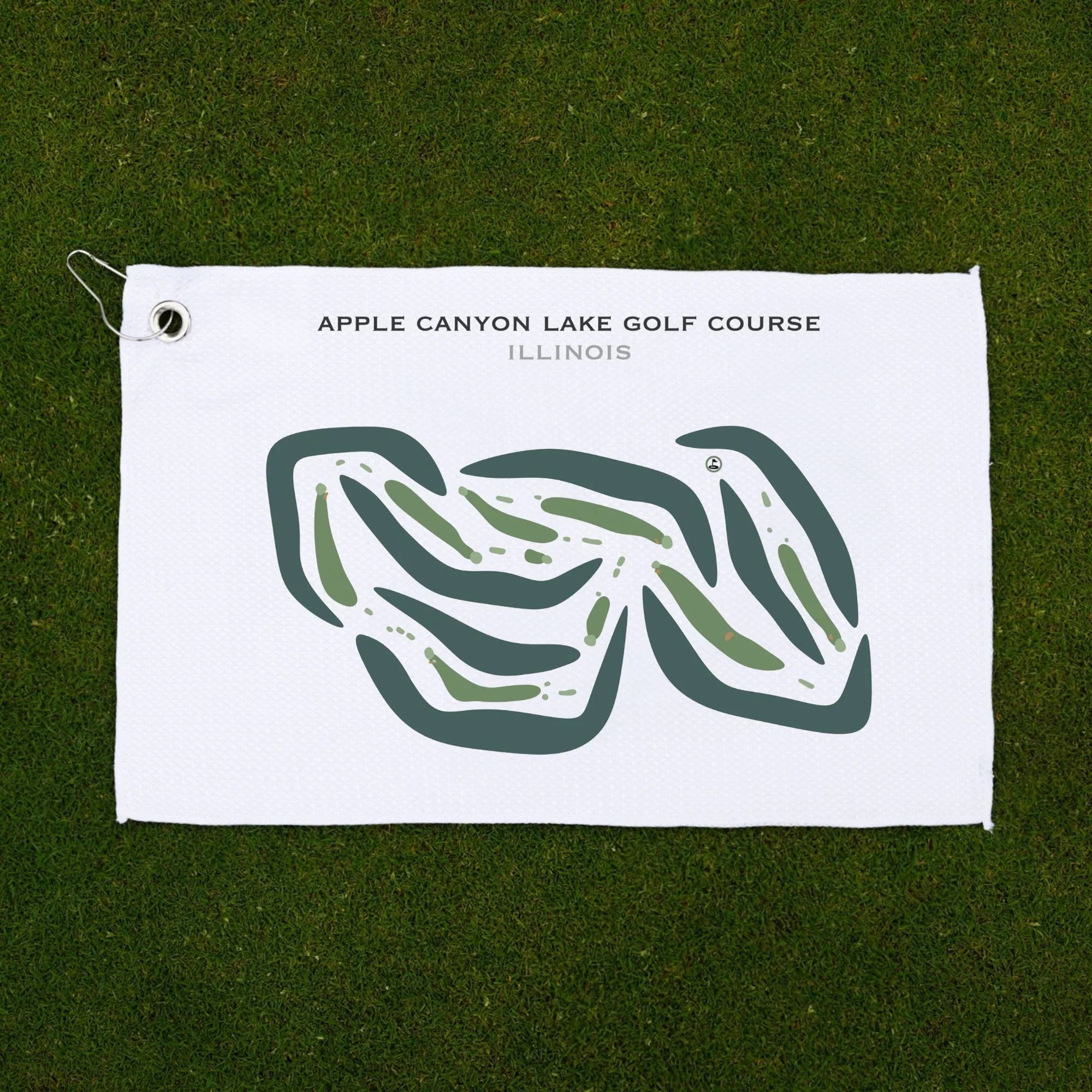 Apple Canyon Lake Golf Course, Illinois - Printed Golf Courses