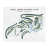 Apple Creek Country Club, North Dakota - Printed Golf Courses