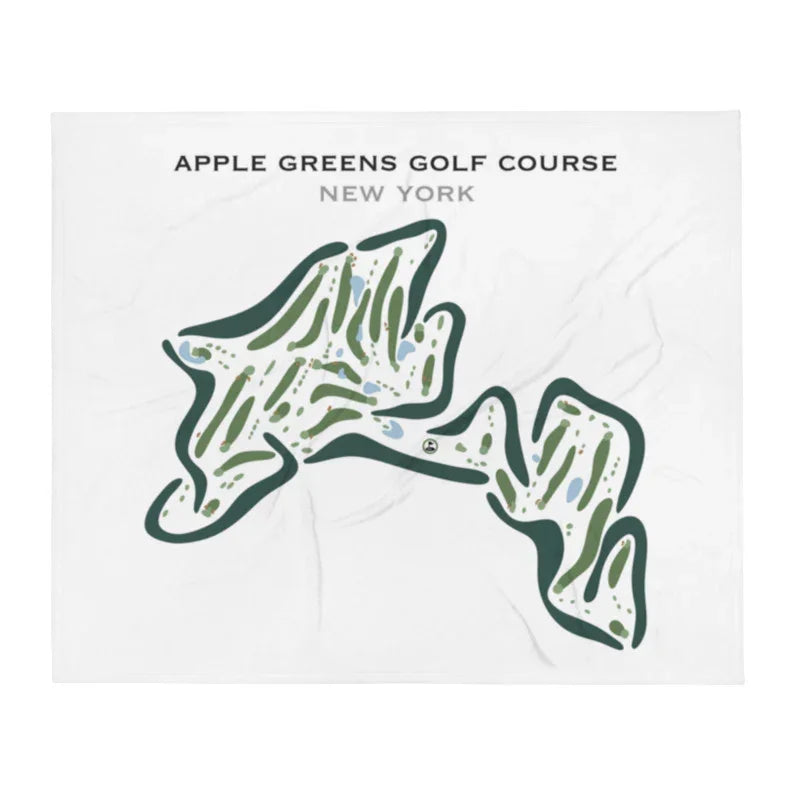 Apple Greens Golf Course, New York - Printed Golf Courses