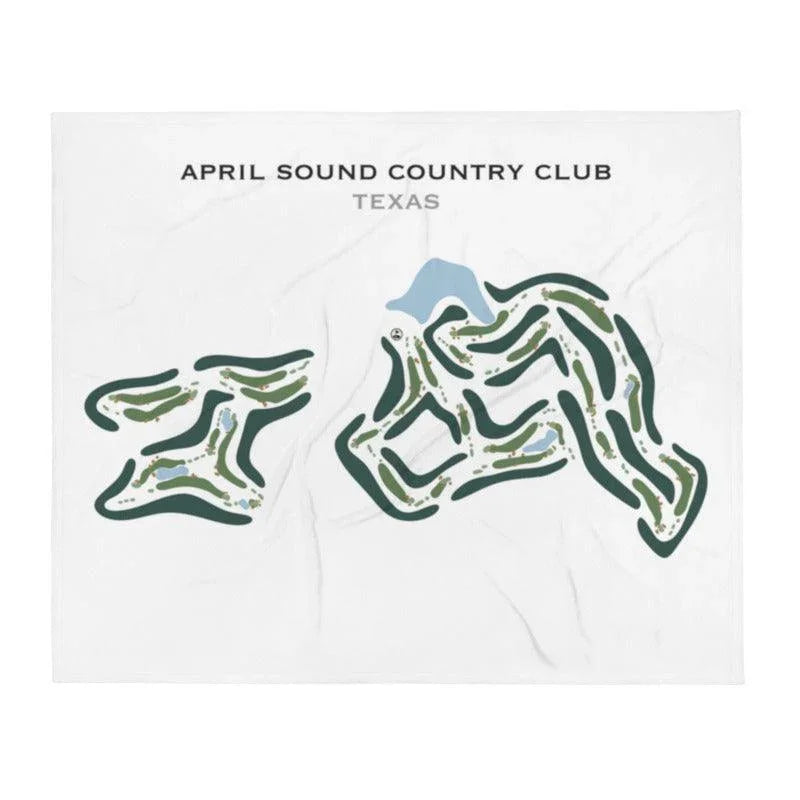 April Sound Country Club, Texas - Printed Golf Course