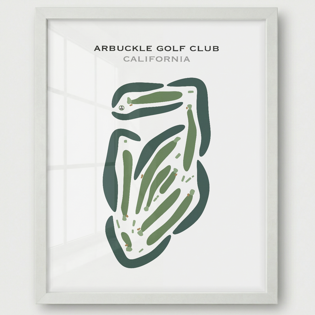 Arbuckle Golf Club, California - Printed Golf Courses