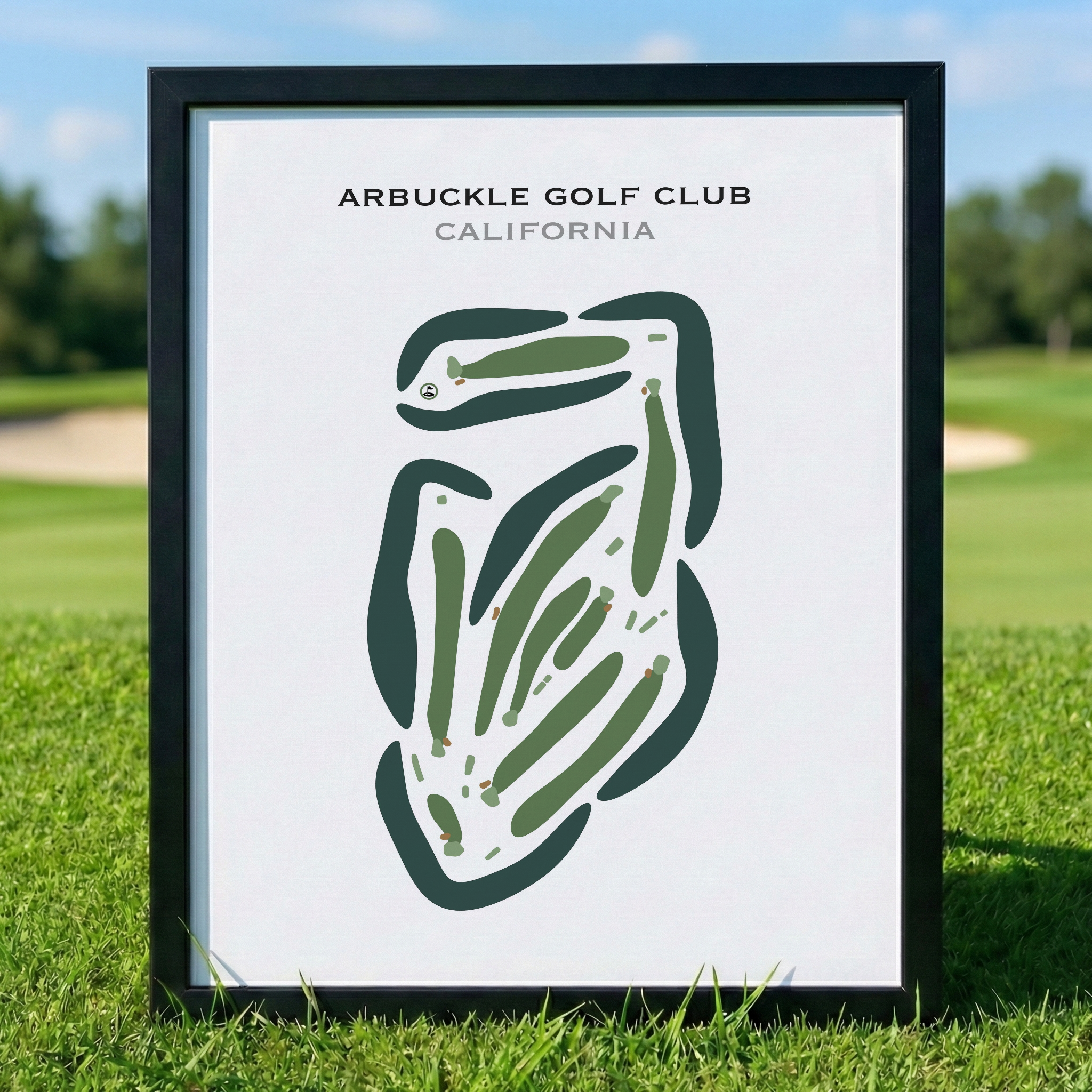 Arbuckle Golf Club, California - Printed Golf Courses