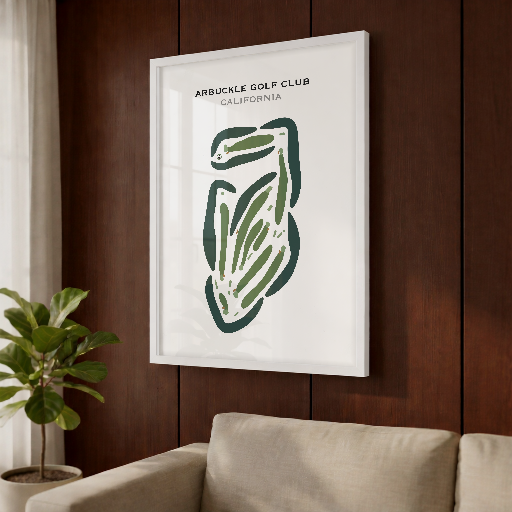 Arbuckle Golf Club, California - Printed Golf Courses