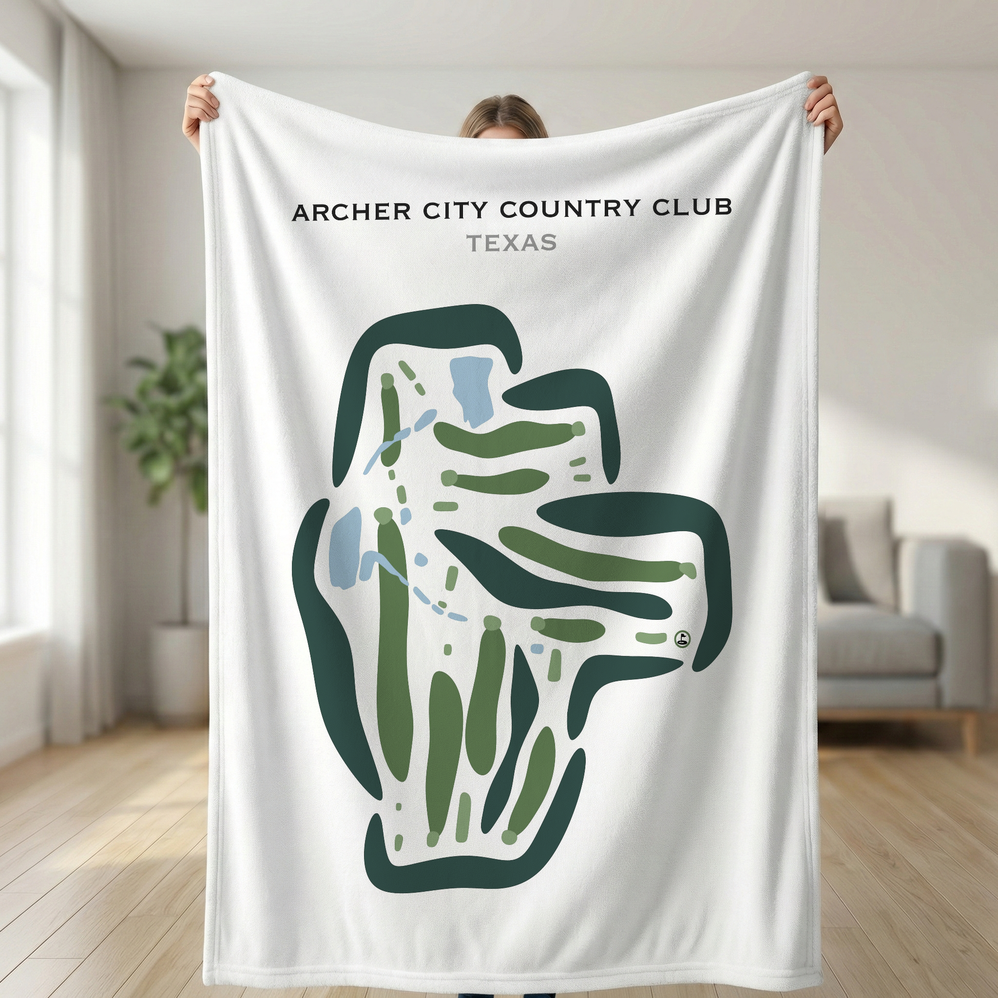 Archer City Country Club, Texas - Printed Golf Courses