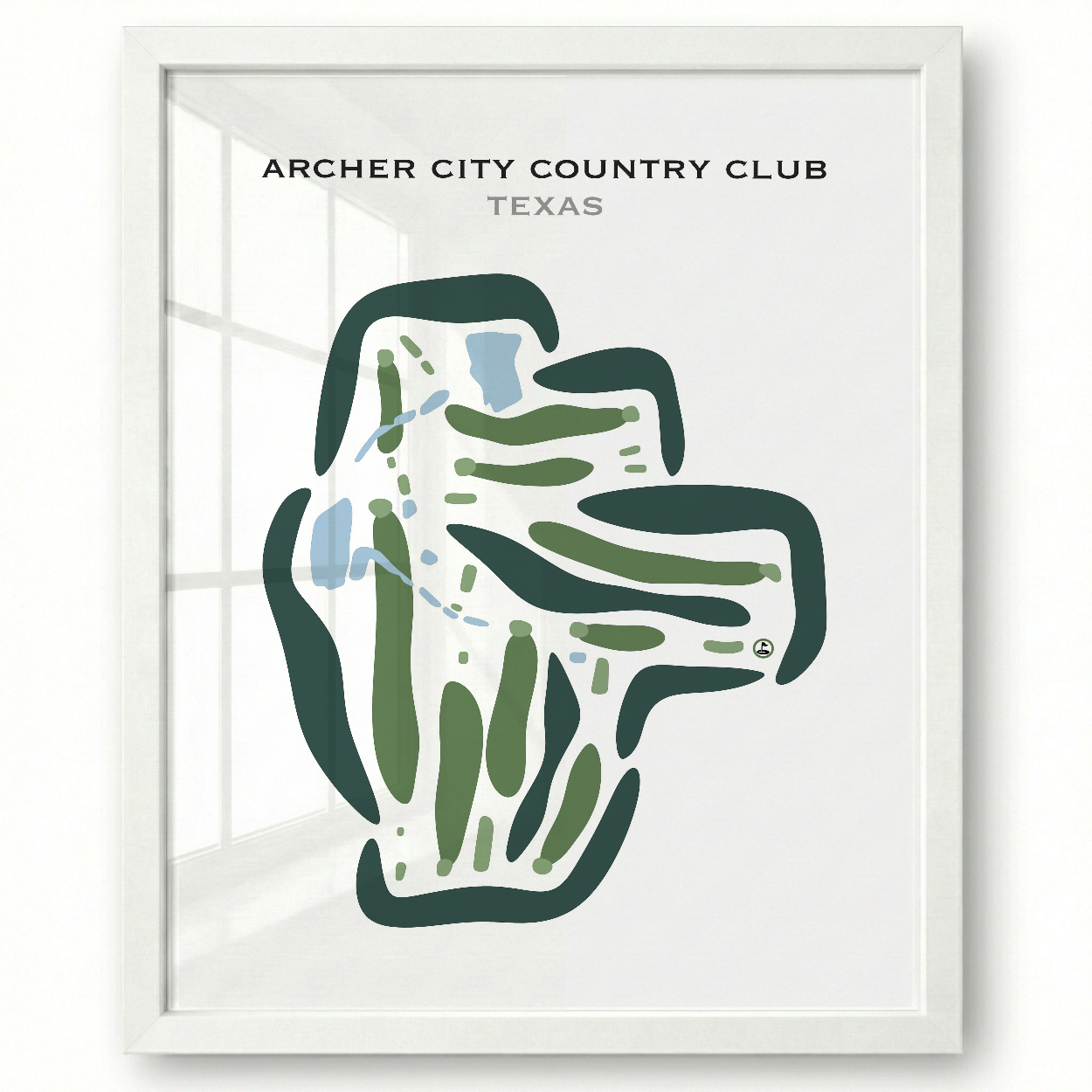 Archer City Country Club, Texas - Printed Golf Courses