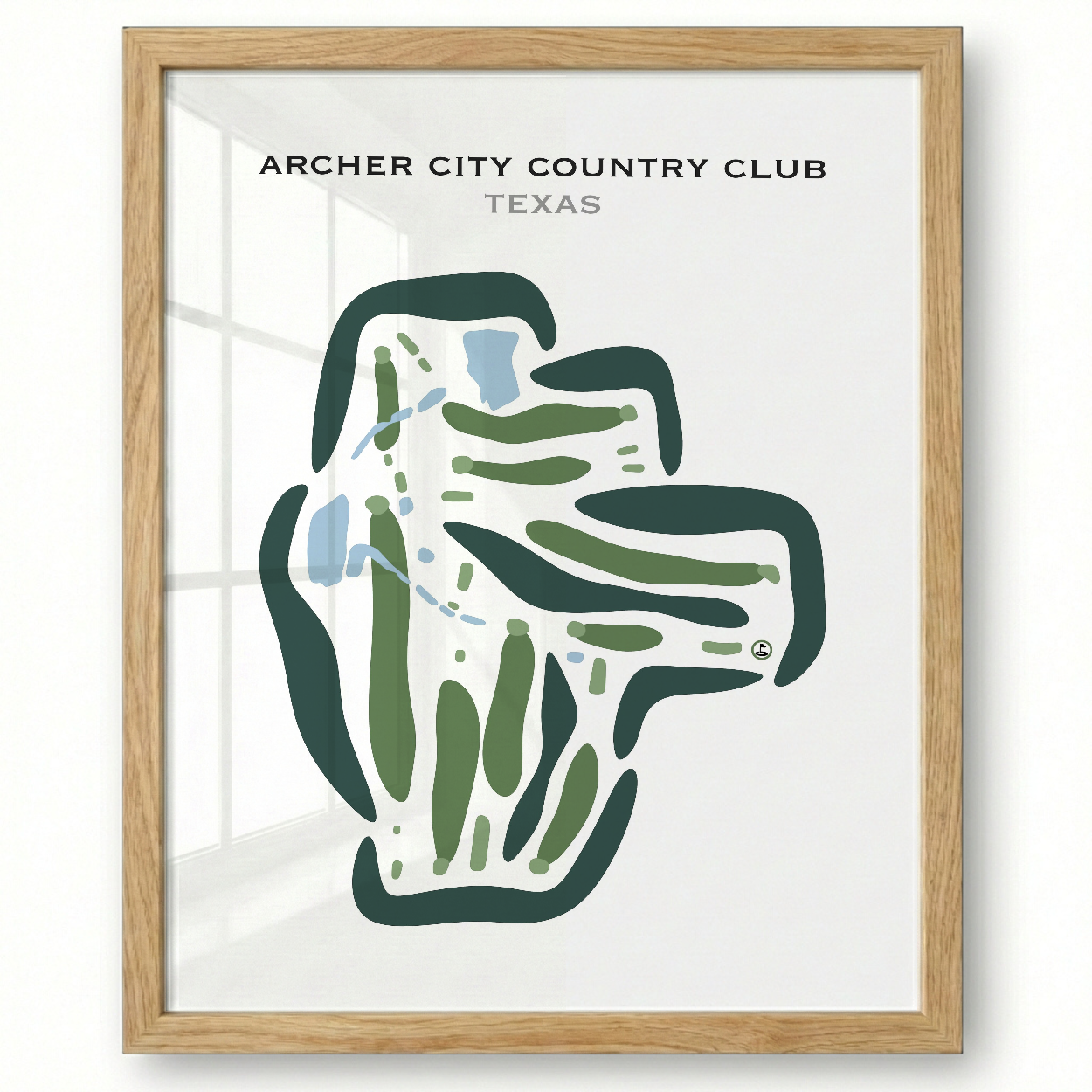 Archer City Country Club, Texas - Printed Golf Courses