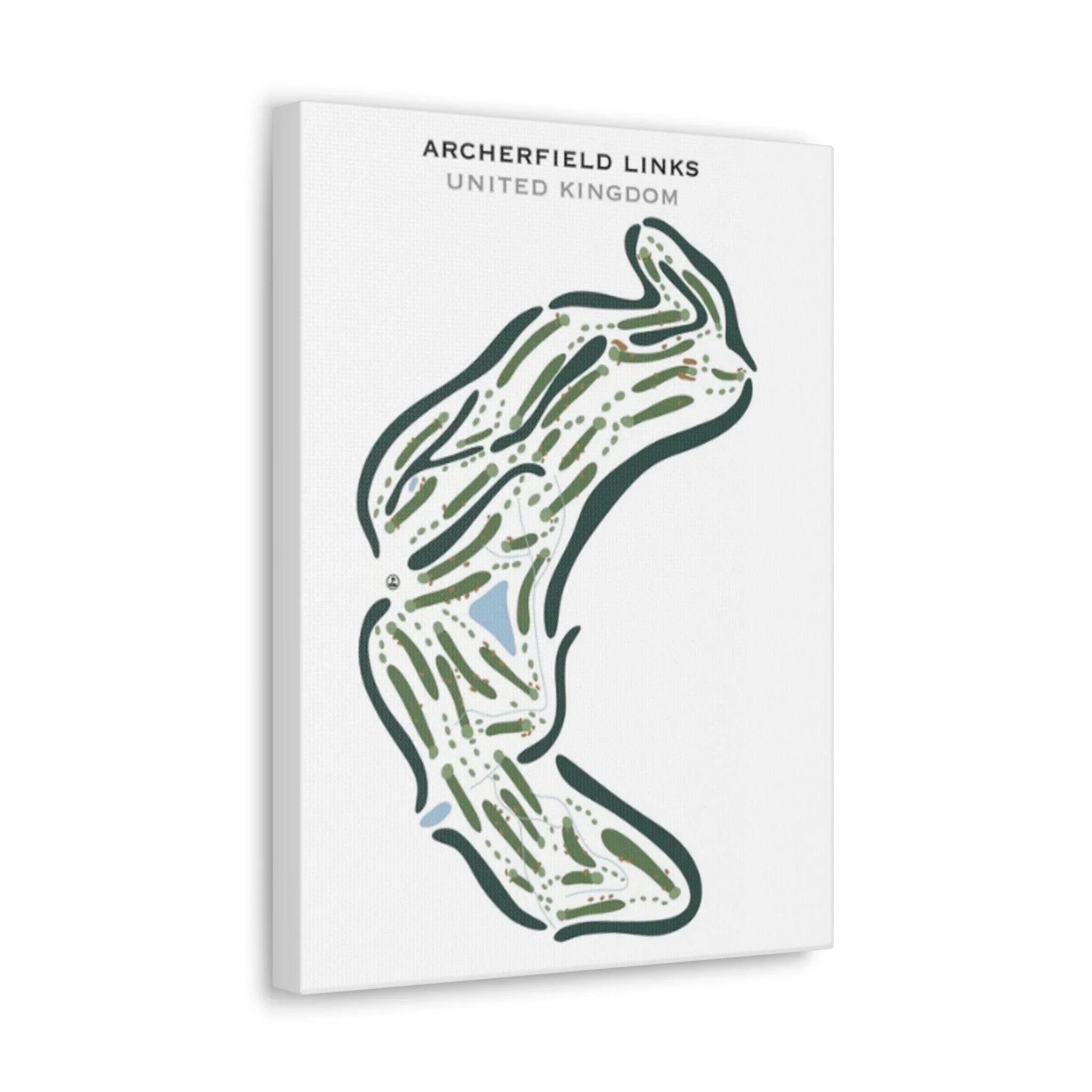 Archerfield Links, United Kingdom - Printed Golf Courses