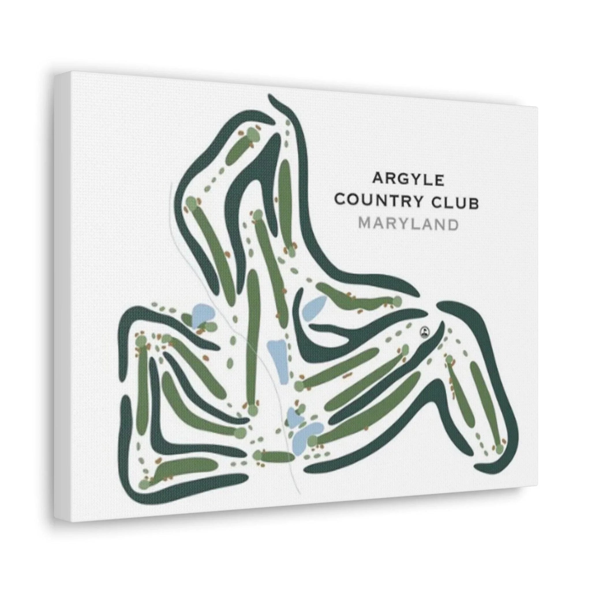 Argyle Country Club, Maryland - Printed Golf Courses
