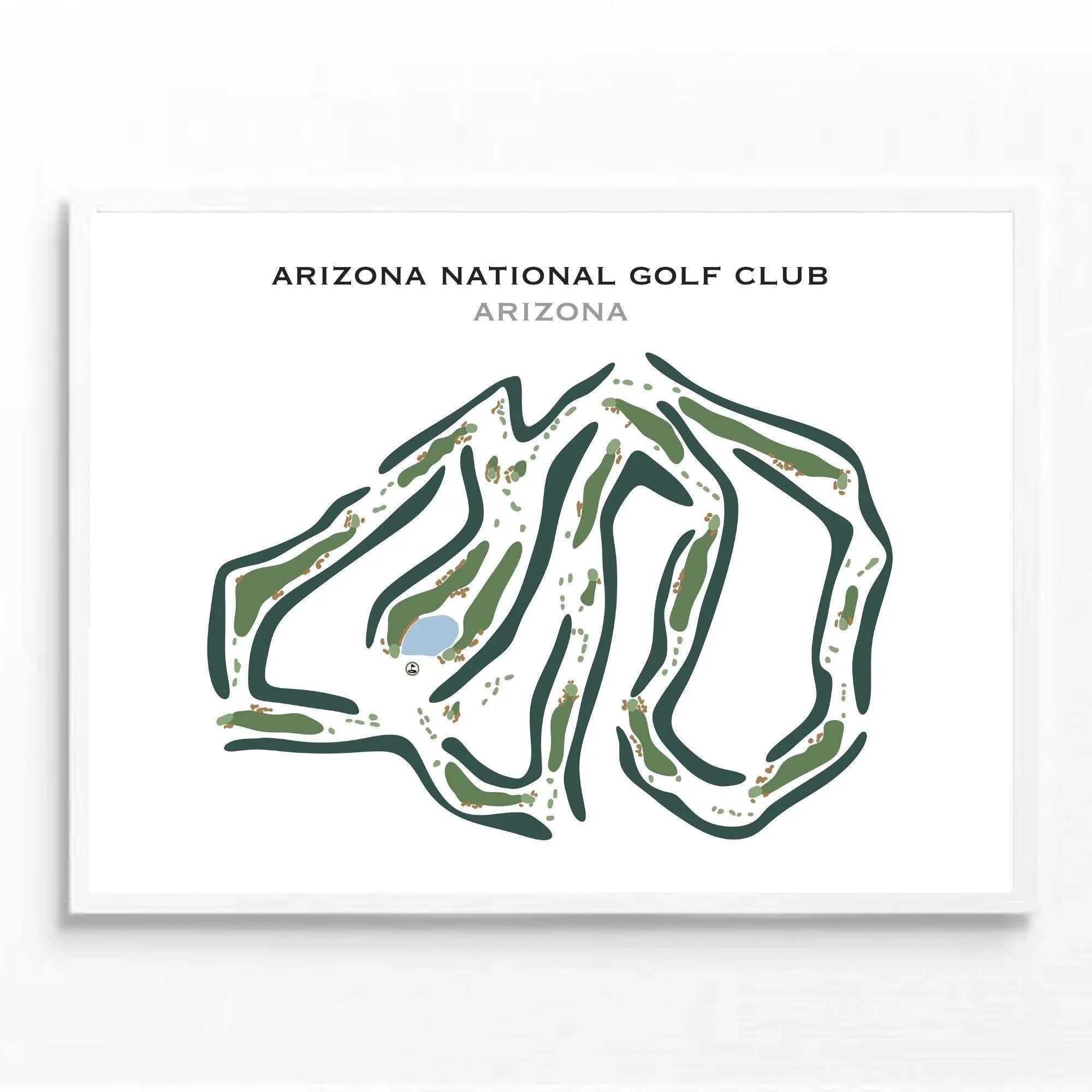 Arizona National Golf Club, Arizona - Printed Golf Courses