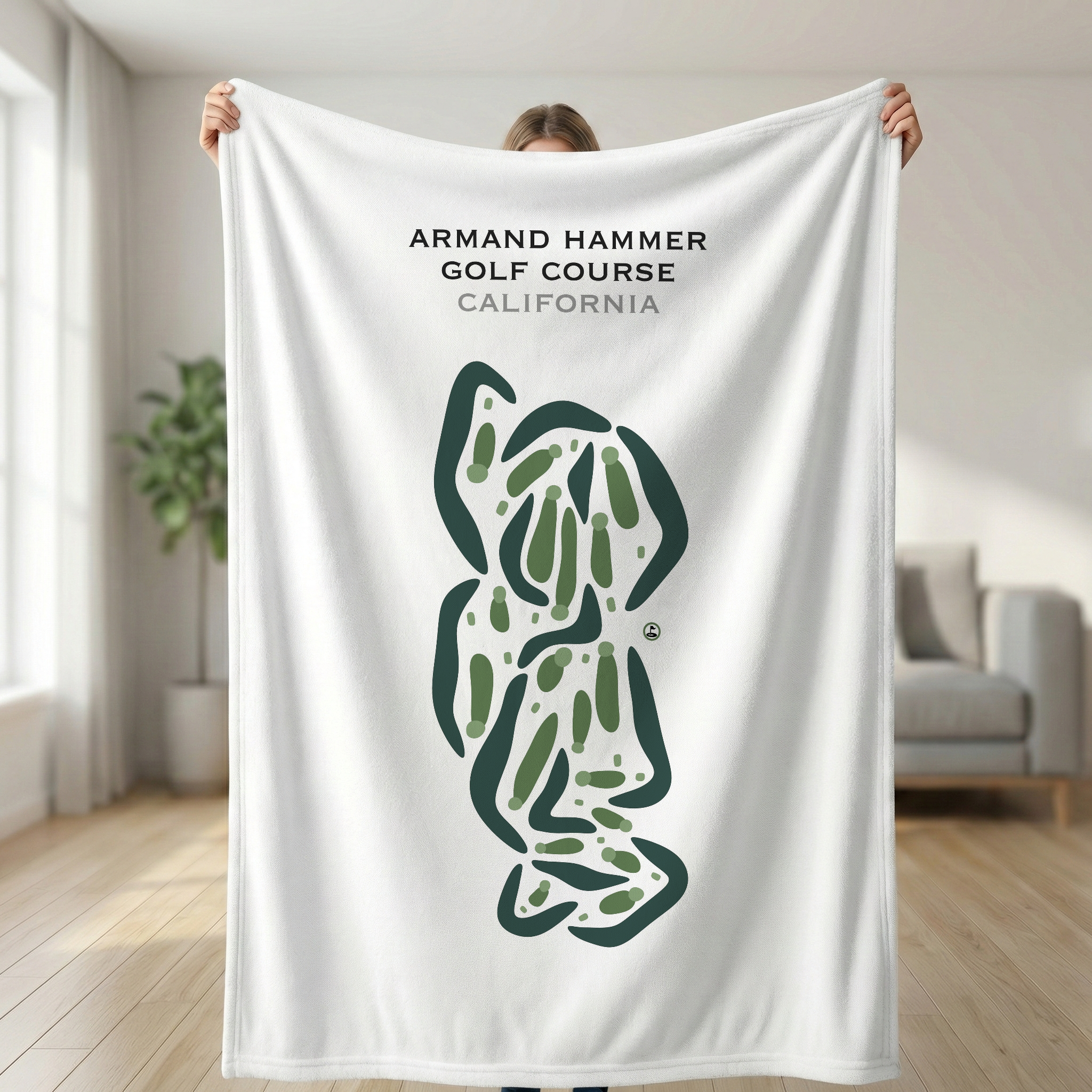 Armand Hammer Golf Course, California - Printed Golf Courses