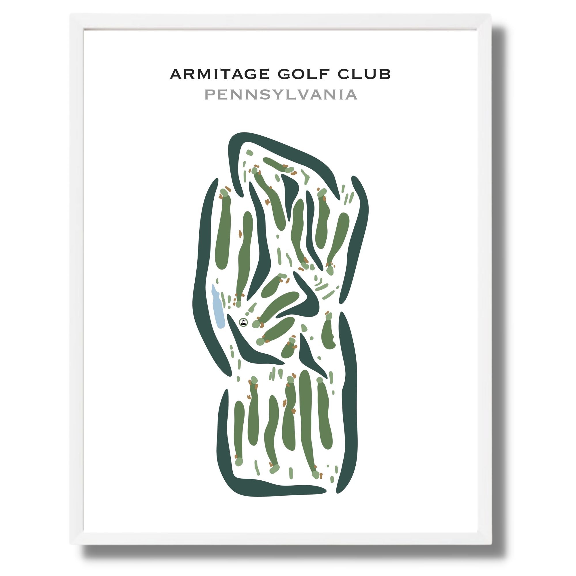 Armitage Golf Club, Pennsylvania - Printed Golf Courses