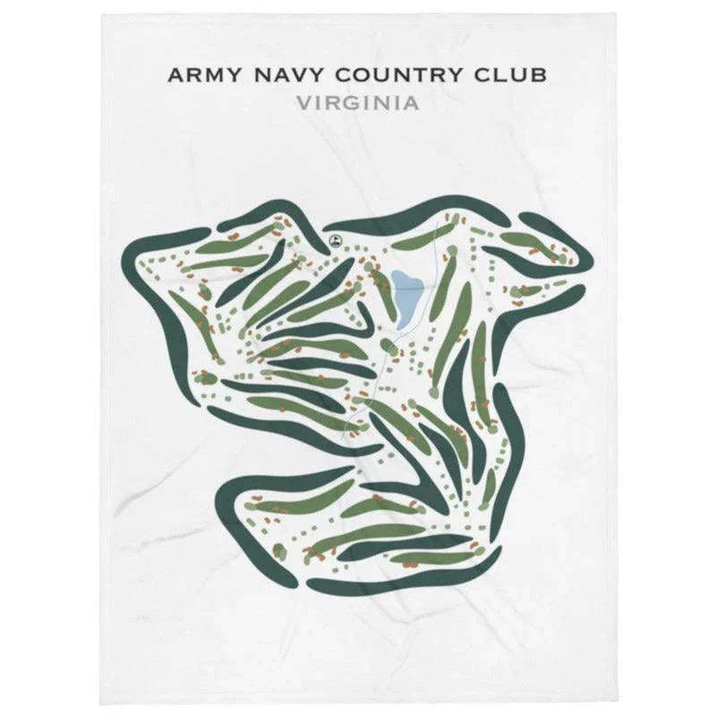 Army Navy Country Club, Fairfax, Virginia - Printed Golf Courses