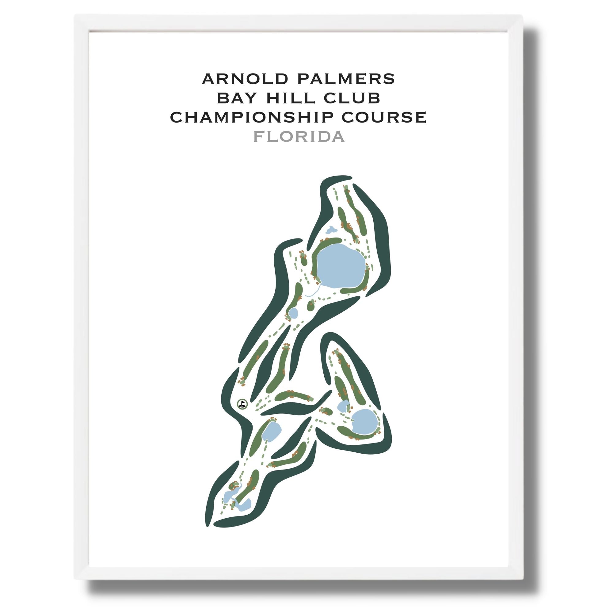 Arnold Palmer Bay Hill Club - Championship Course, Florida - Printed Golf Courses