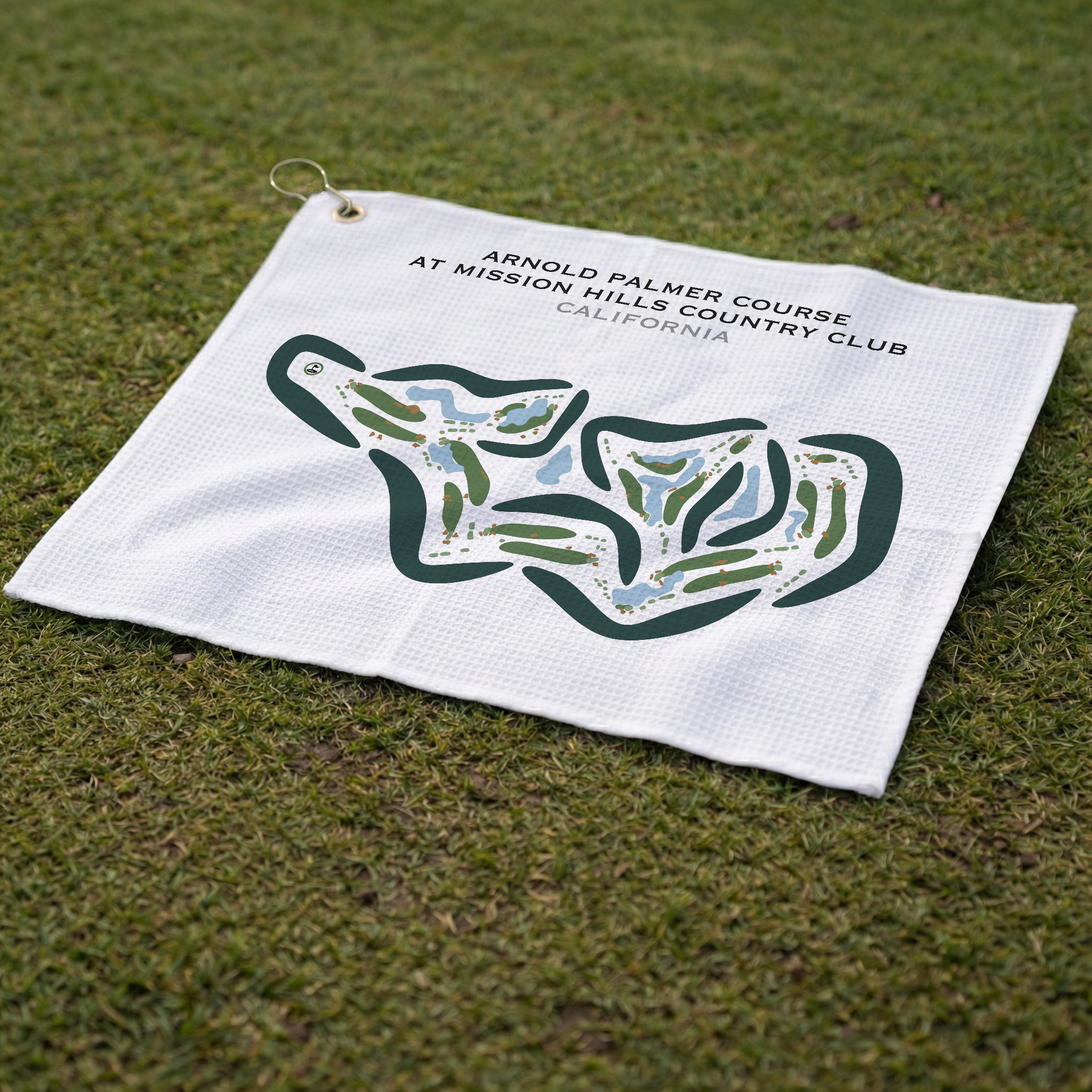 Arnold Palmer at Mission Hills Country Club, California - Printed Golf Courses