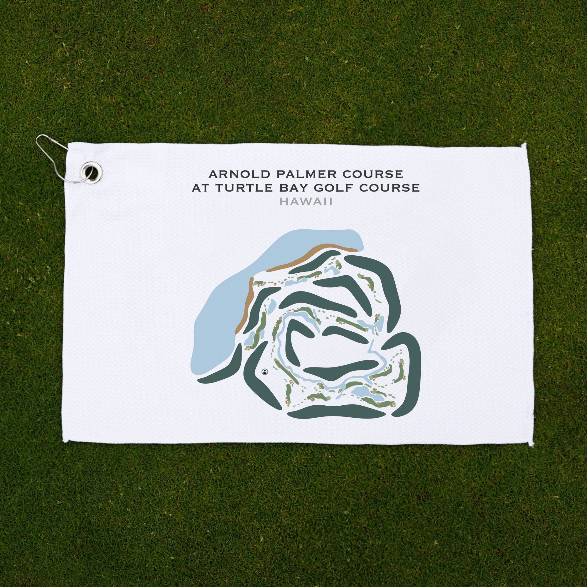 Arnold Palmer Course at Turtle Bay Golf Course, Hawaii - Printed Golf Courses