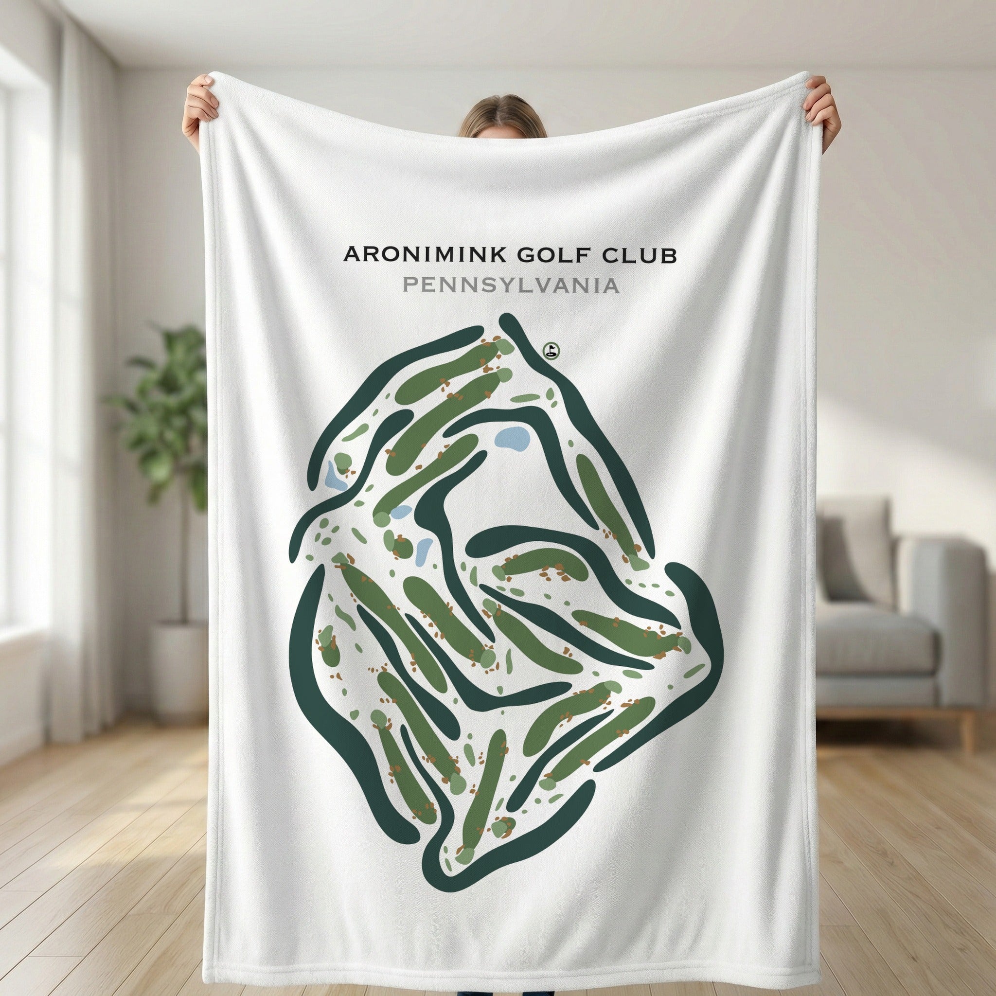 Aronimink Golf Club, Pennsylvania - Printed Golf Courses