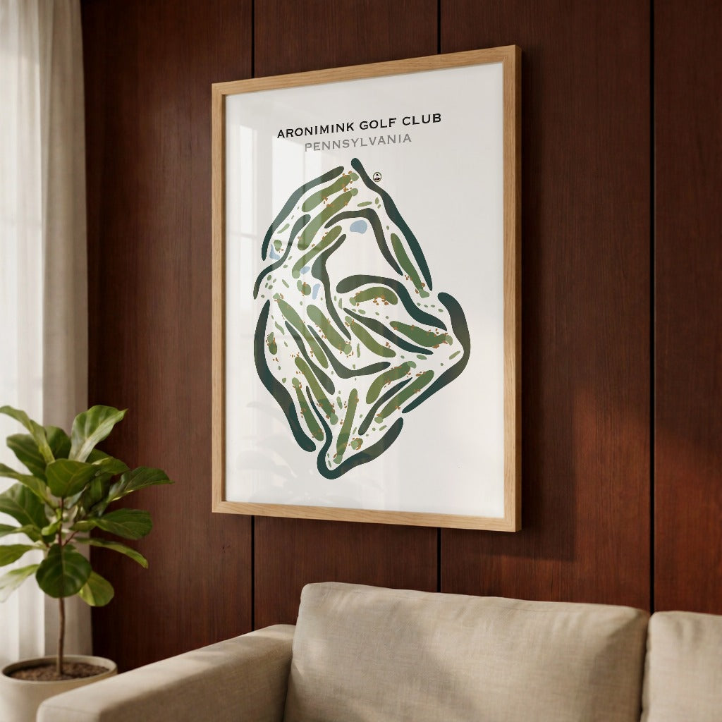 Aronimink Golf Club, Pennsylvania - Printed Golf Courses