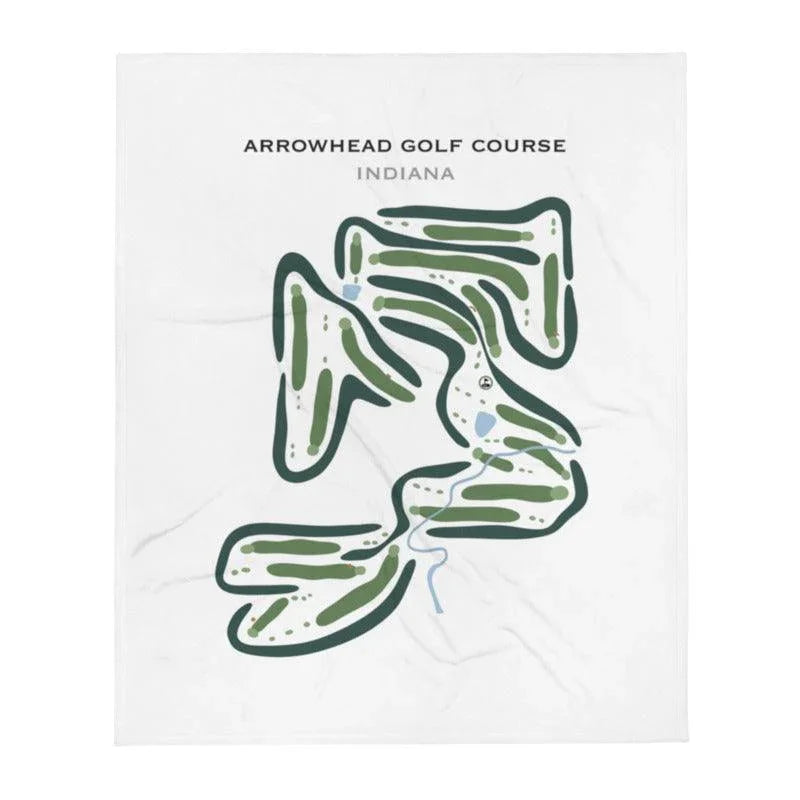 Arrowhead Golf Course, Indiana - Printed Golf Courses