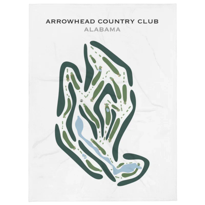 Arrowhead Country Club, Alabama - Printed Golf Course