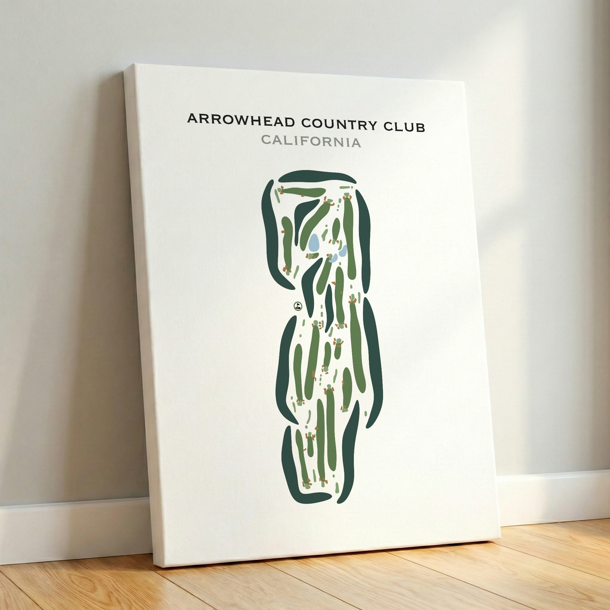 Arrowhead Country Club, California - Printed Golf Courses