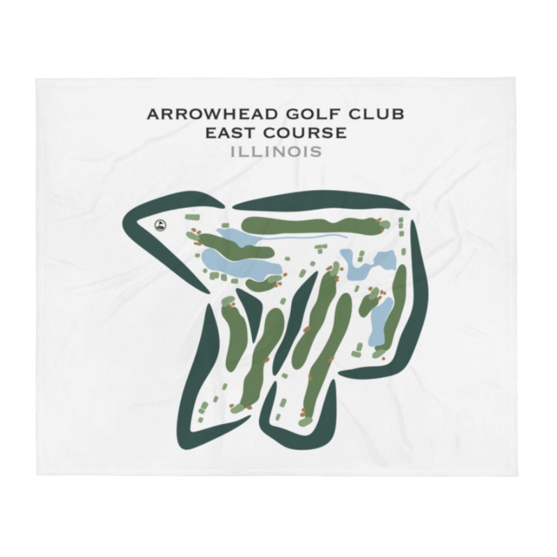 Arrowhead Golf Club - East Course, Illinois - Printed Golf Courses
