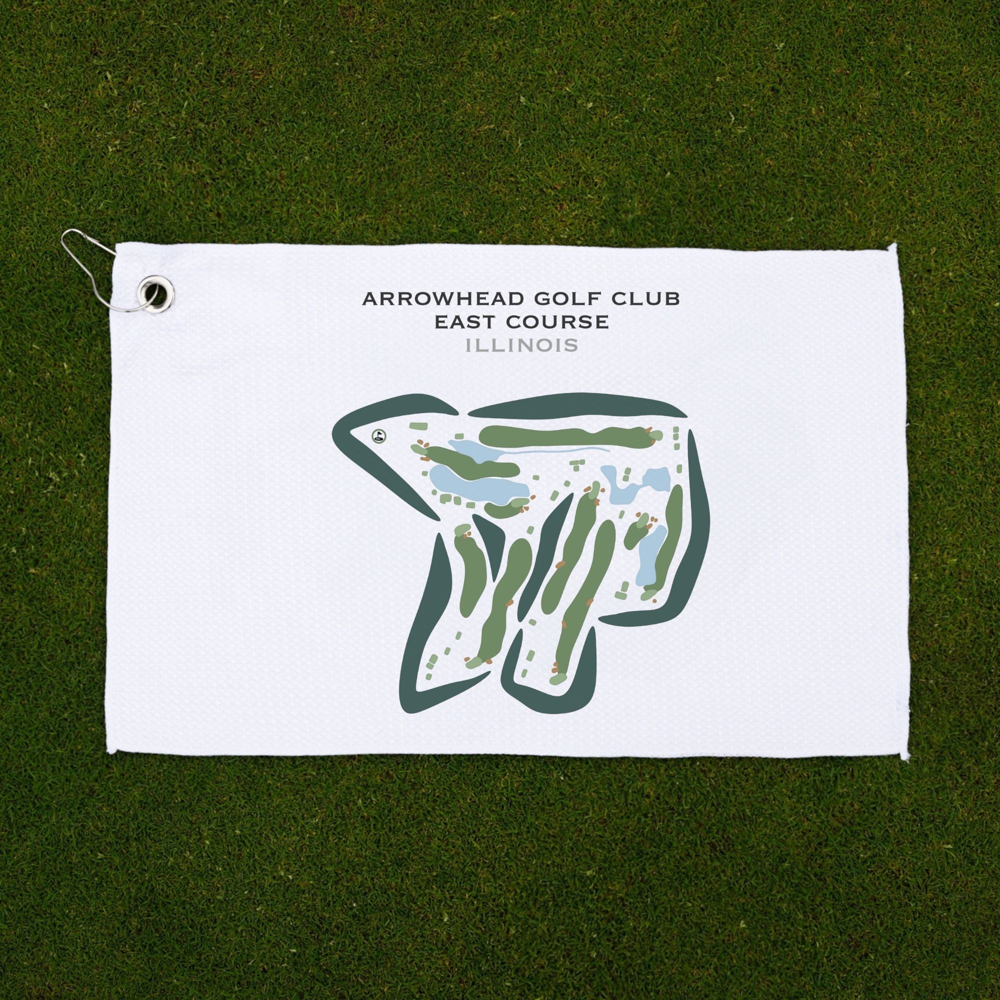 Arrowhead Golf Club - East Course, Illinois - Printed Golf Courses