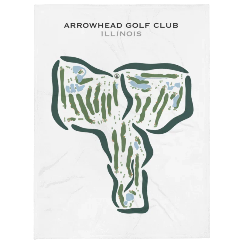 Arrowhead Golf Club, Illinois - Printed Golf Courses