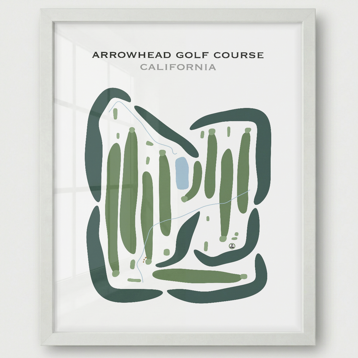Arrowhead Golf Course, California - Printed Golf Courses