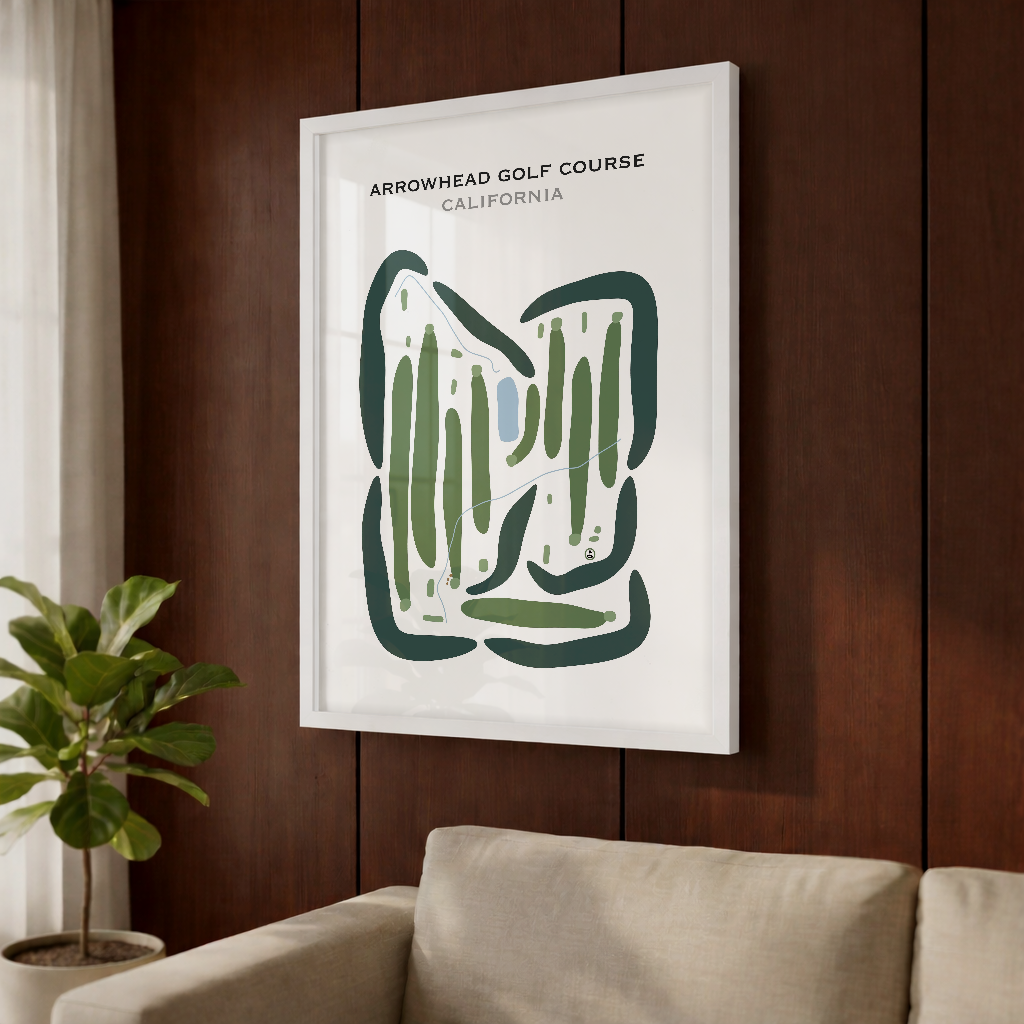 Arrowhead Golf Course, California - Printed Golf Courses