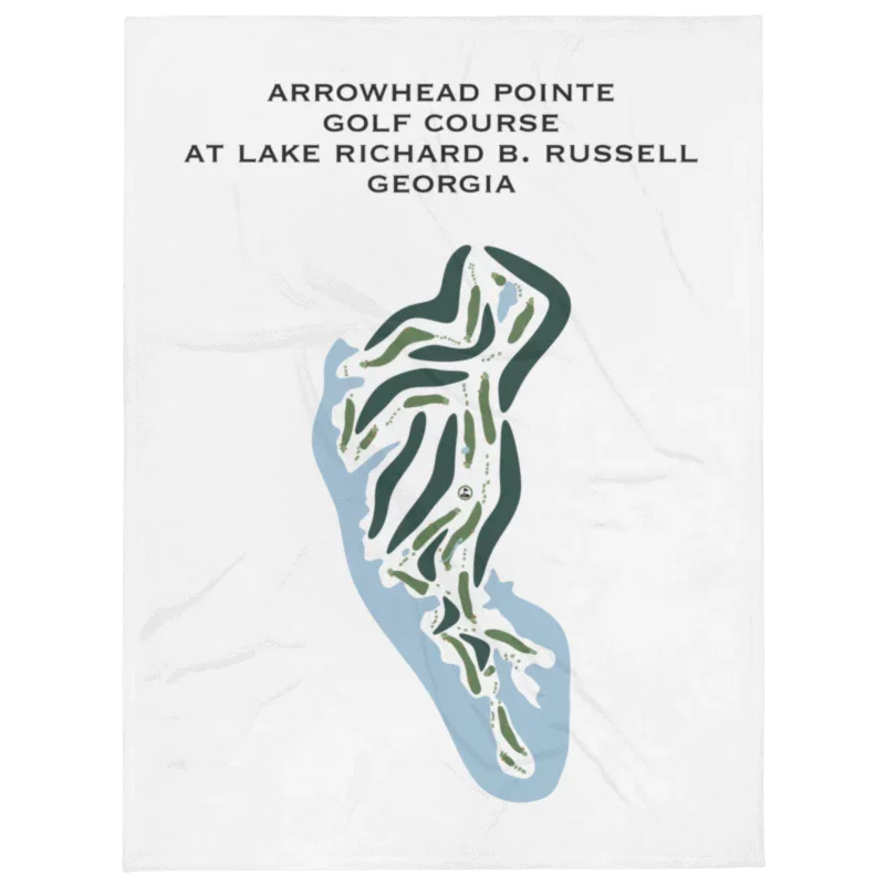 Arrowhead Pointe Golf Course at Richard B. Russell, Georgia - Printed Golf Courses
