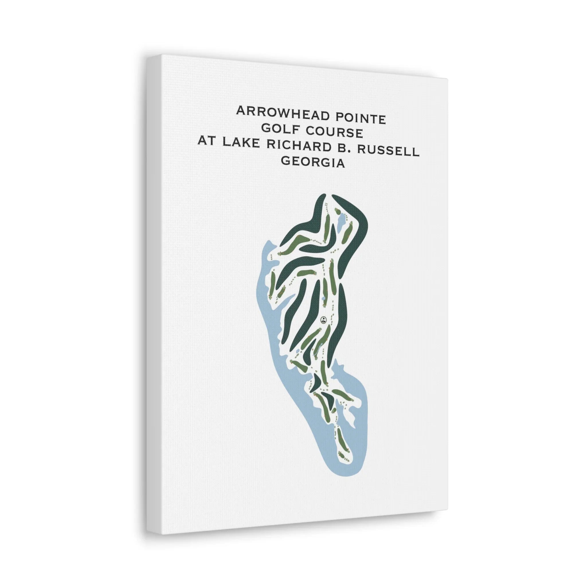 Arrowhead Pointe Golf Course at Richard B. Russell, Georgia - Printed Golf Courses