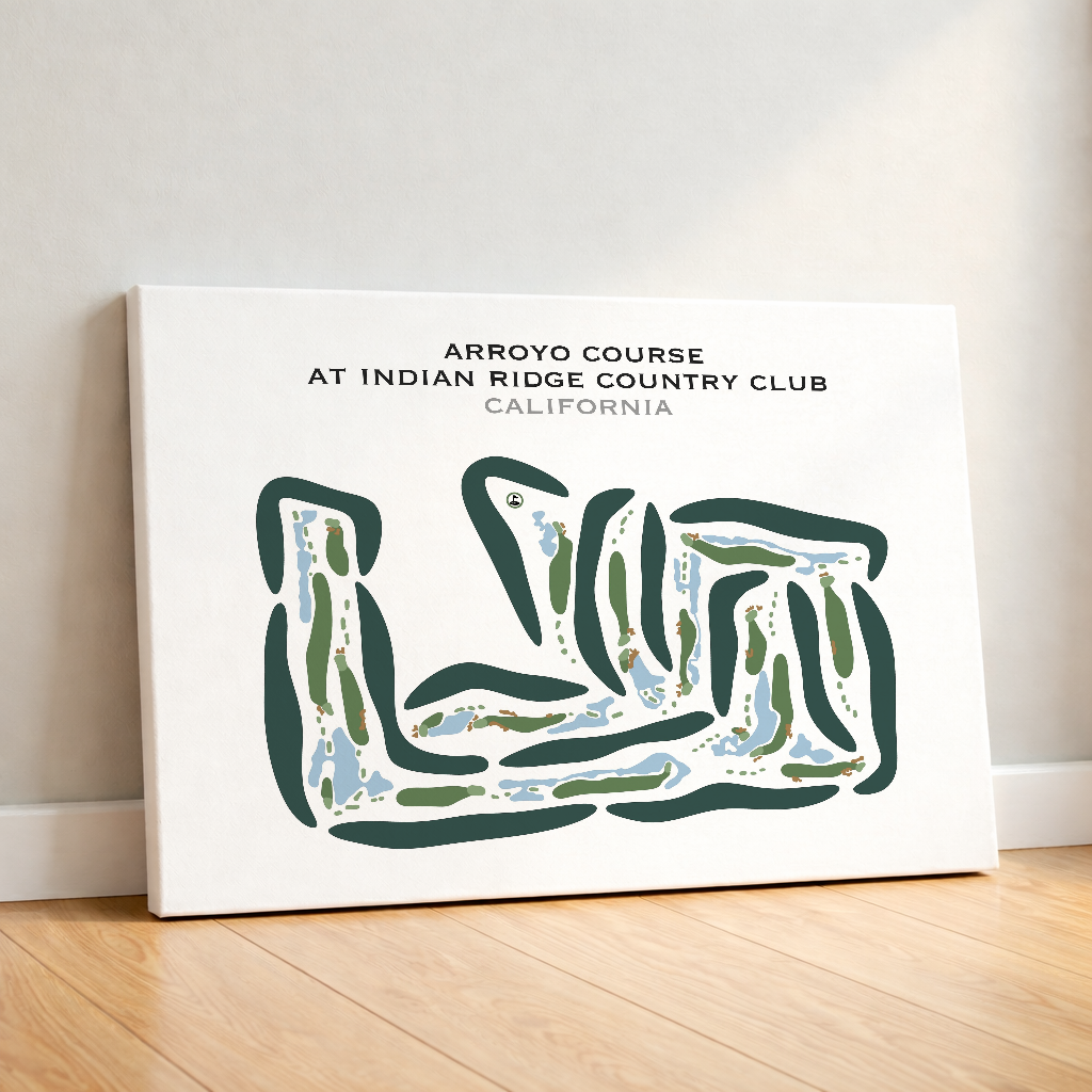 Arroyo Course at Indian Ridge Country Club, California - Printed Golf Courses