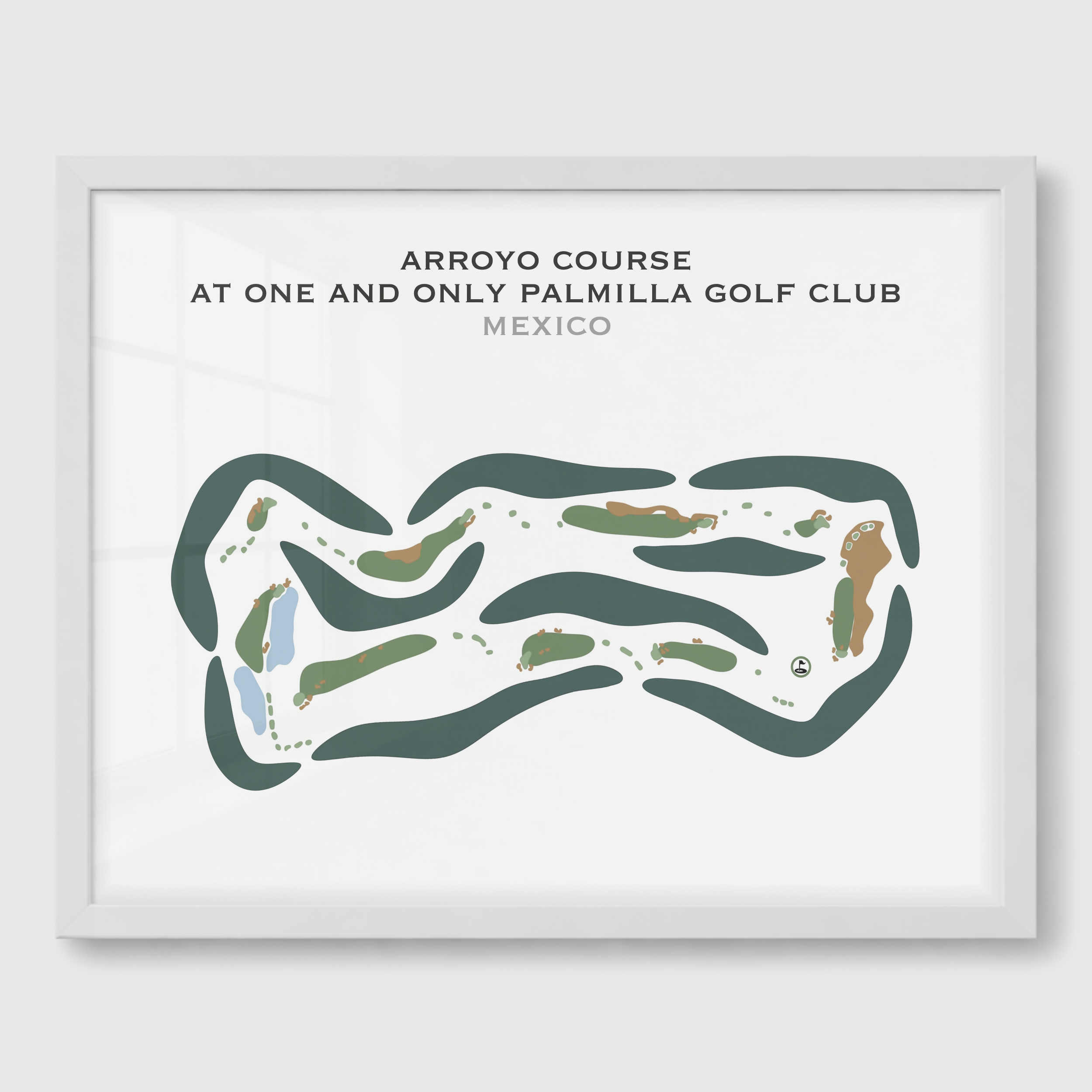 Arroyo Course at One and Only Palmilla Golf Club, Mexico - Printed Golf Courses