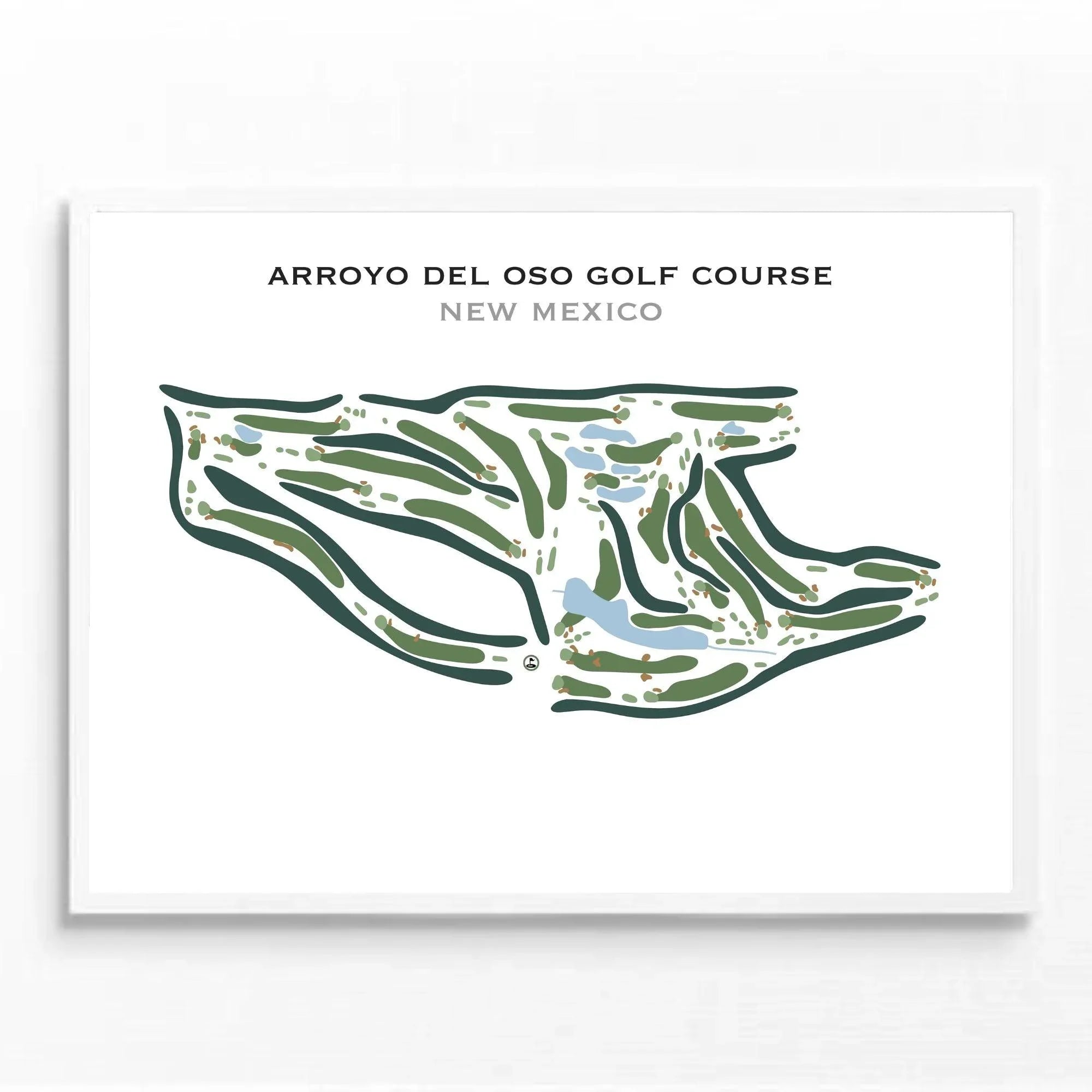 Arroyo Del Oso Golf Course, New Mexico - Printed Golf Courses