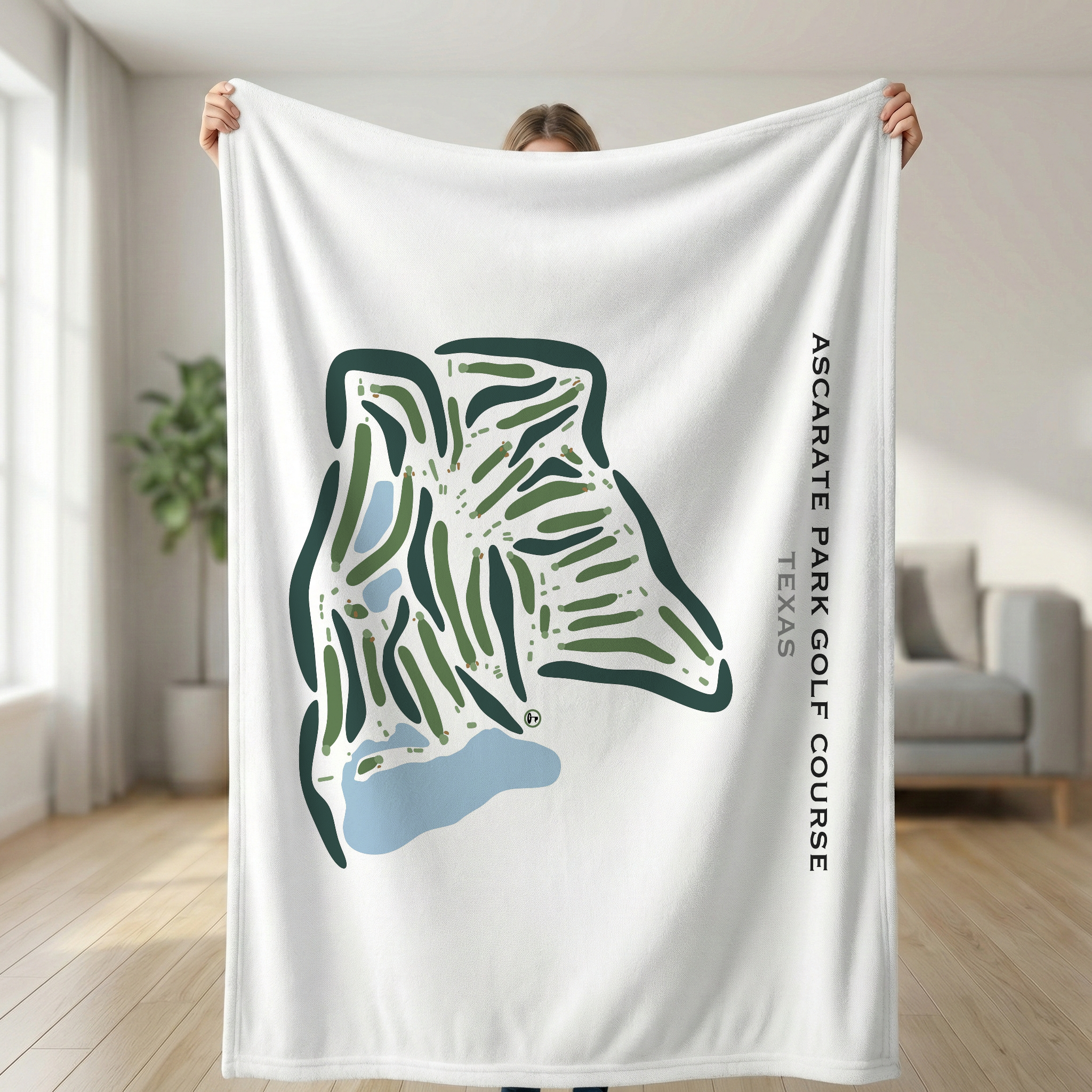 Ascarate Park Golf Course, Texas - Printed Golf Courses