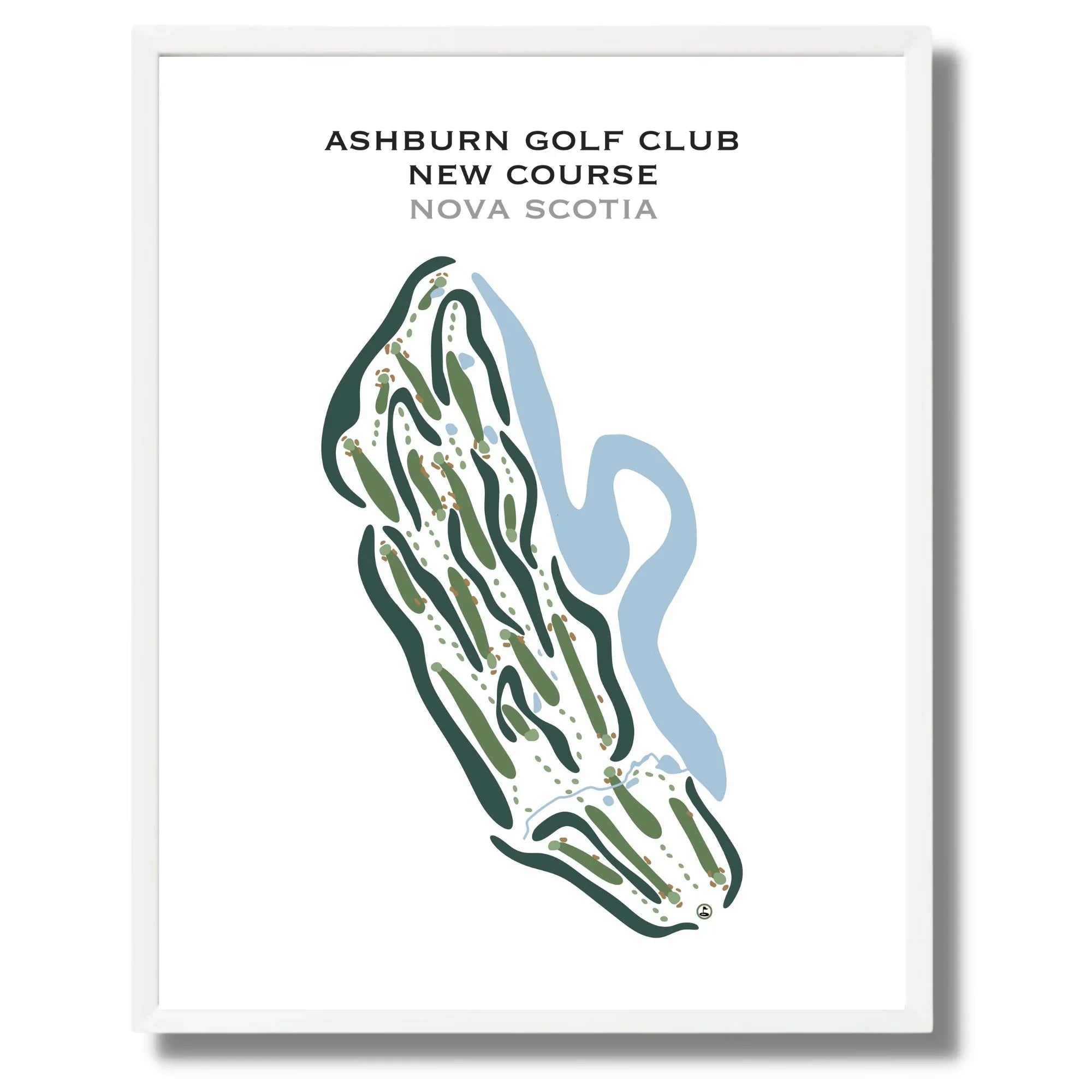 Ashburn Golf Club New Course, Canada - Printed Golf Courses