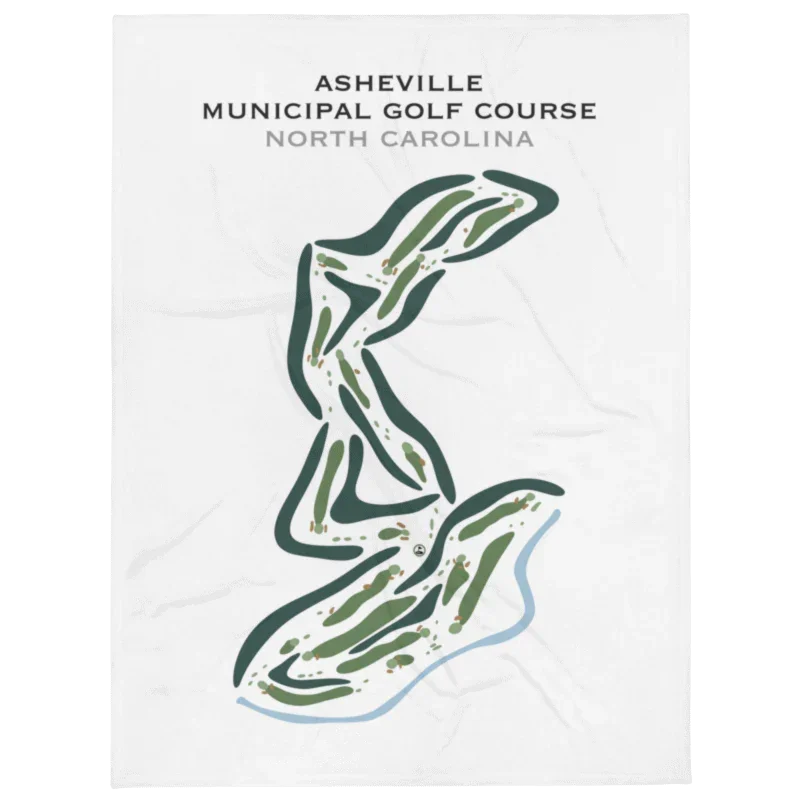 Asheville Municipal Golf Course, North Carolina - Printed Golf Courses