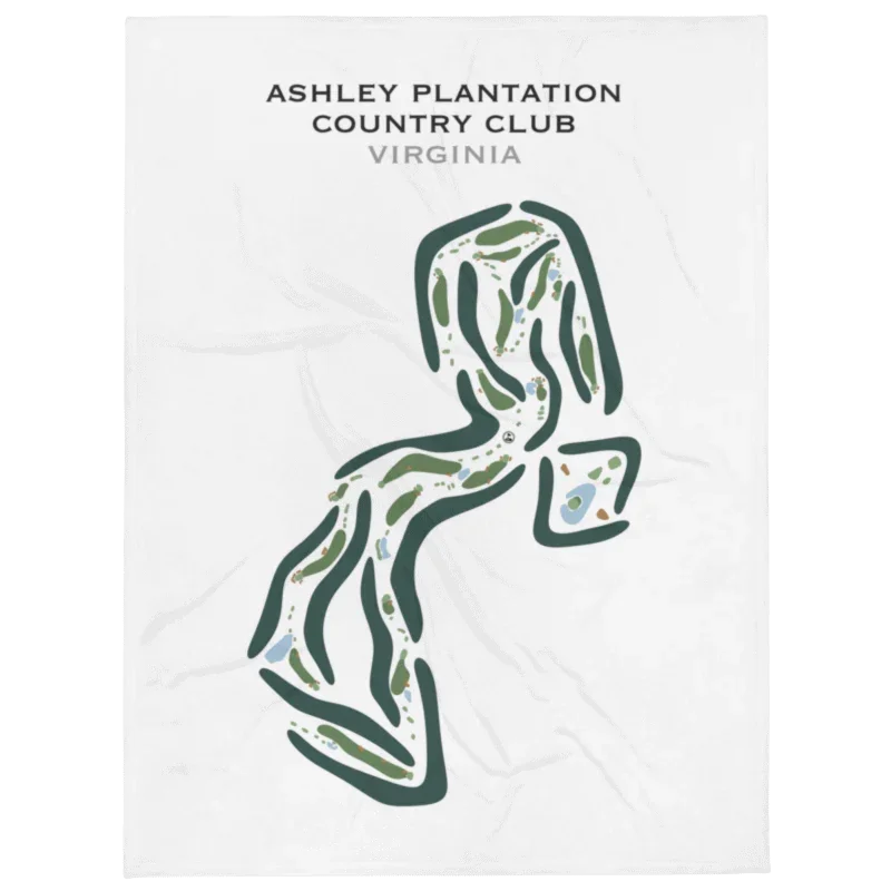 Ashley Plantation Country Club, Virginia - Printed Golf Courses
