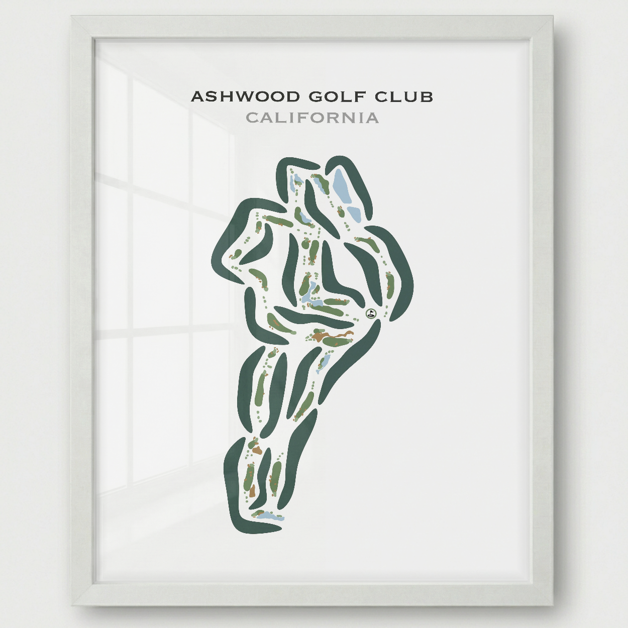 Ashwood Golf Club, California - Printed Golf Courses