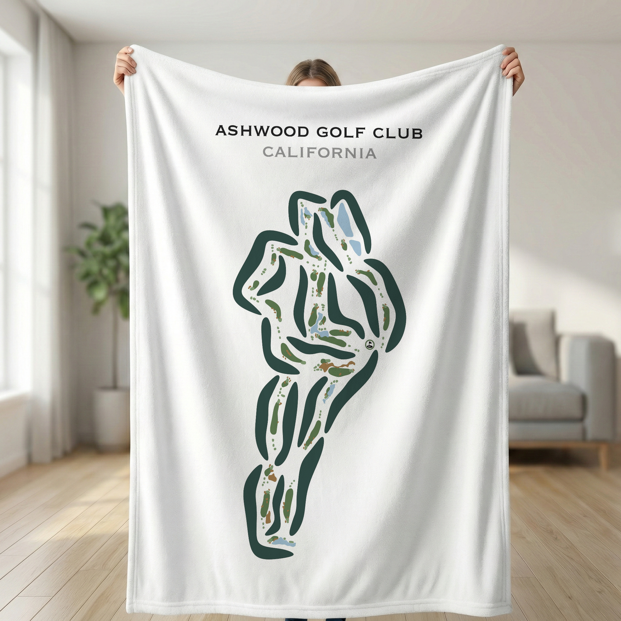 Ashwood Golf Club, California - Printed Golf Courses