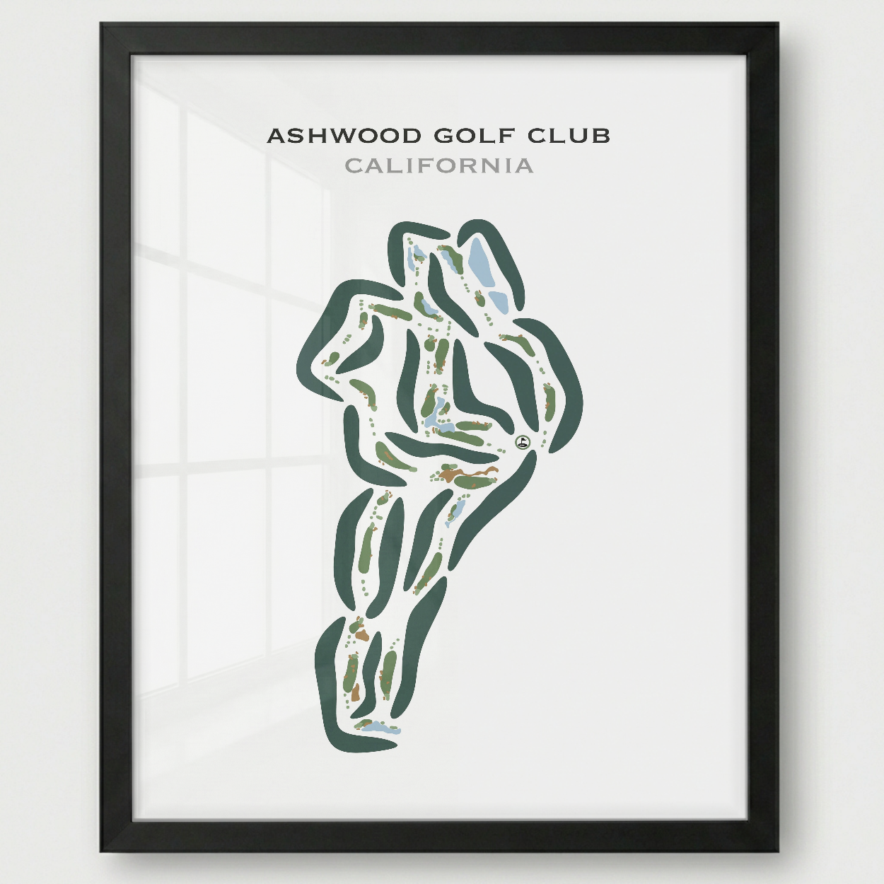 Ashwood Golf Club, California - Printed Golf Courses