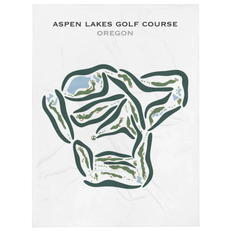 Aspen Lakes Golf Course, Oregon - Printed Golf Courses