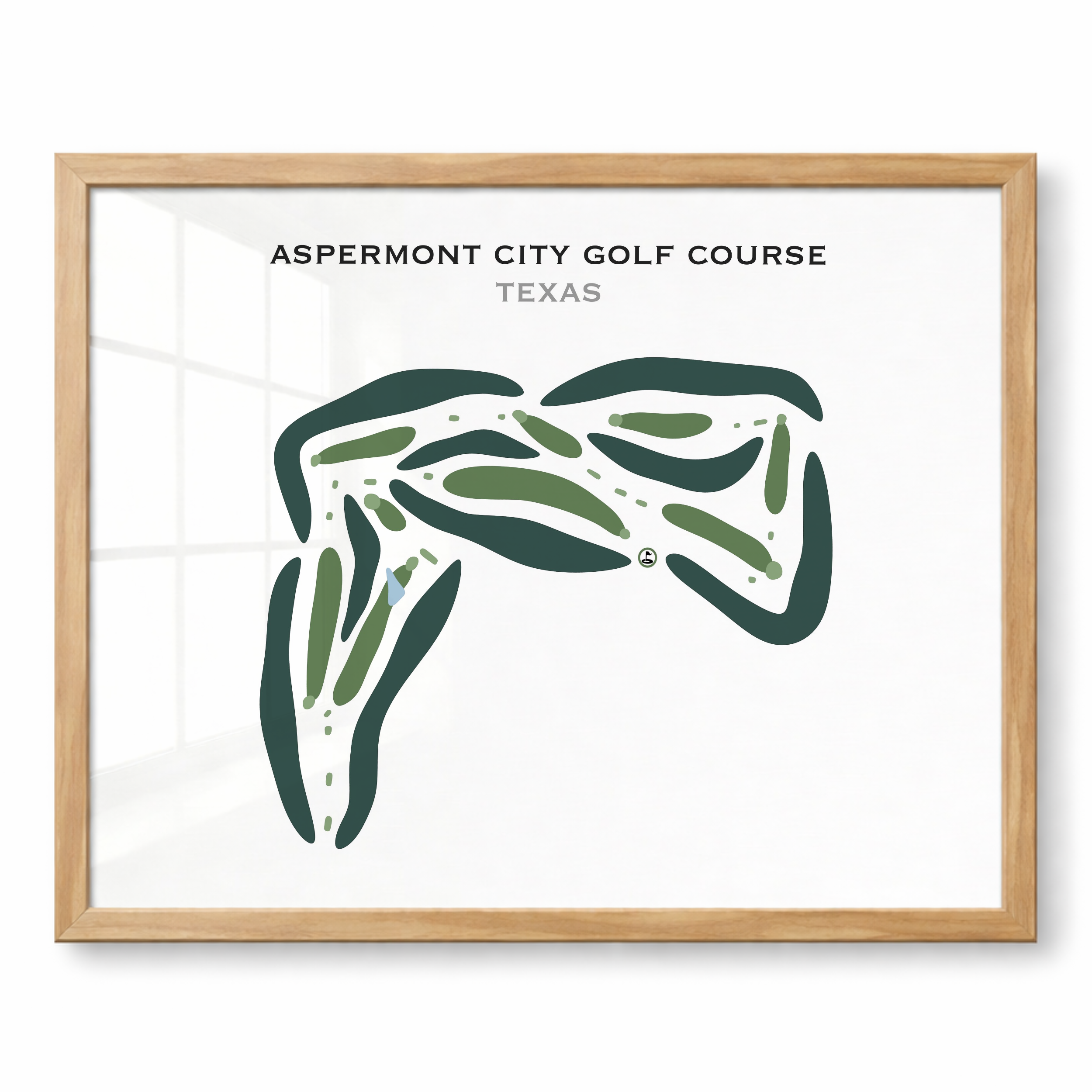 Aspermont City Golf Course, Texas - Printed Golf Courses